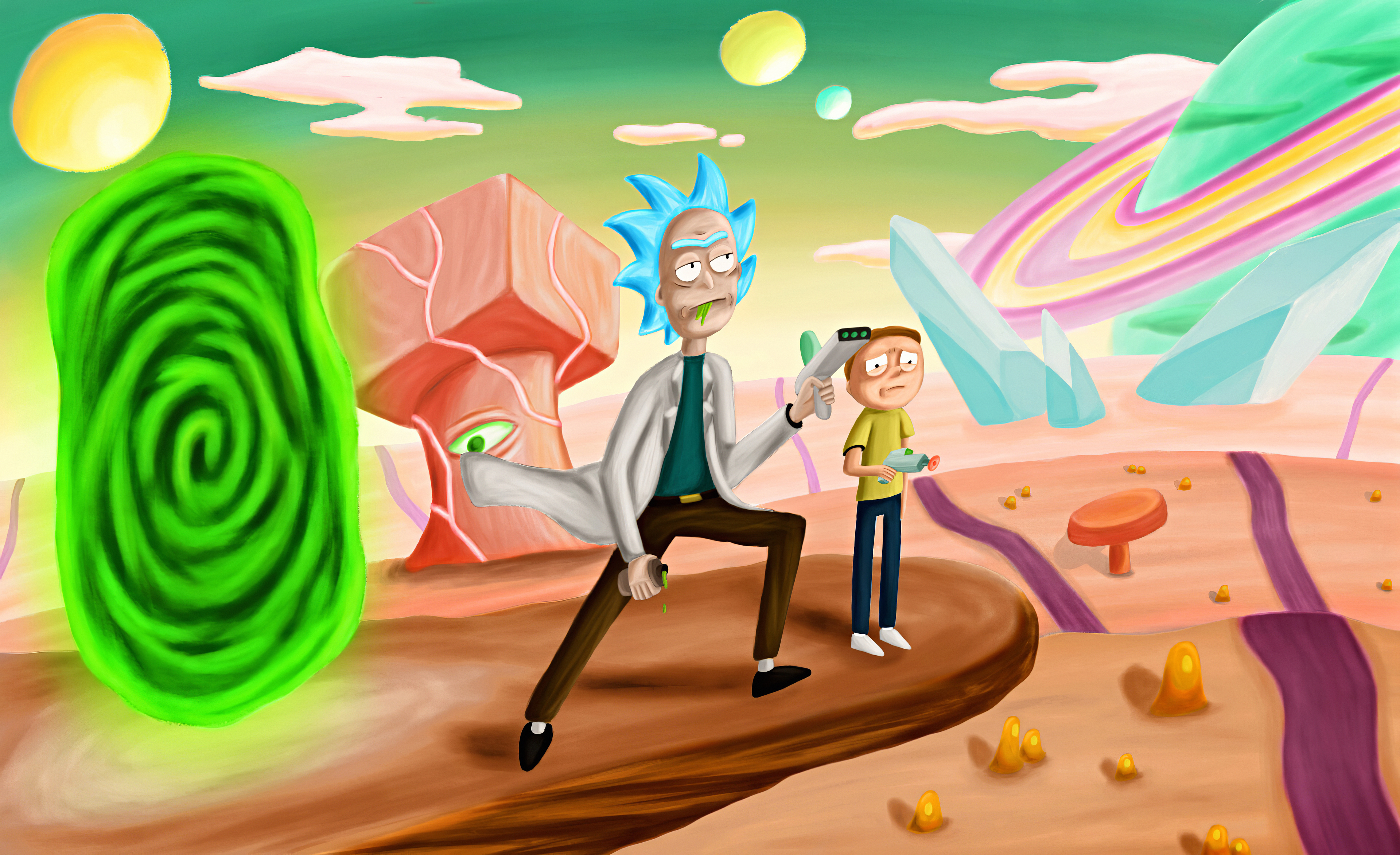 Rick And Morty Season Wallpapers