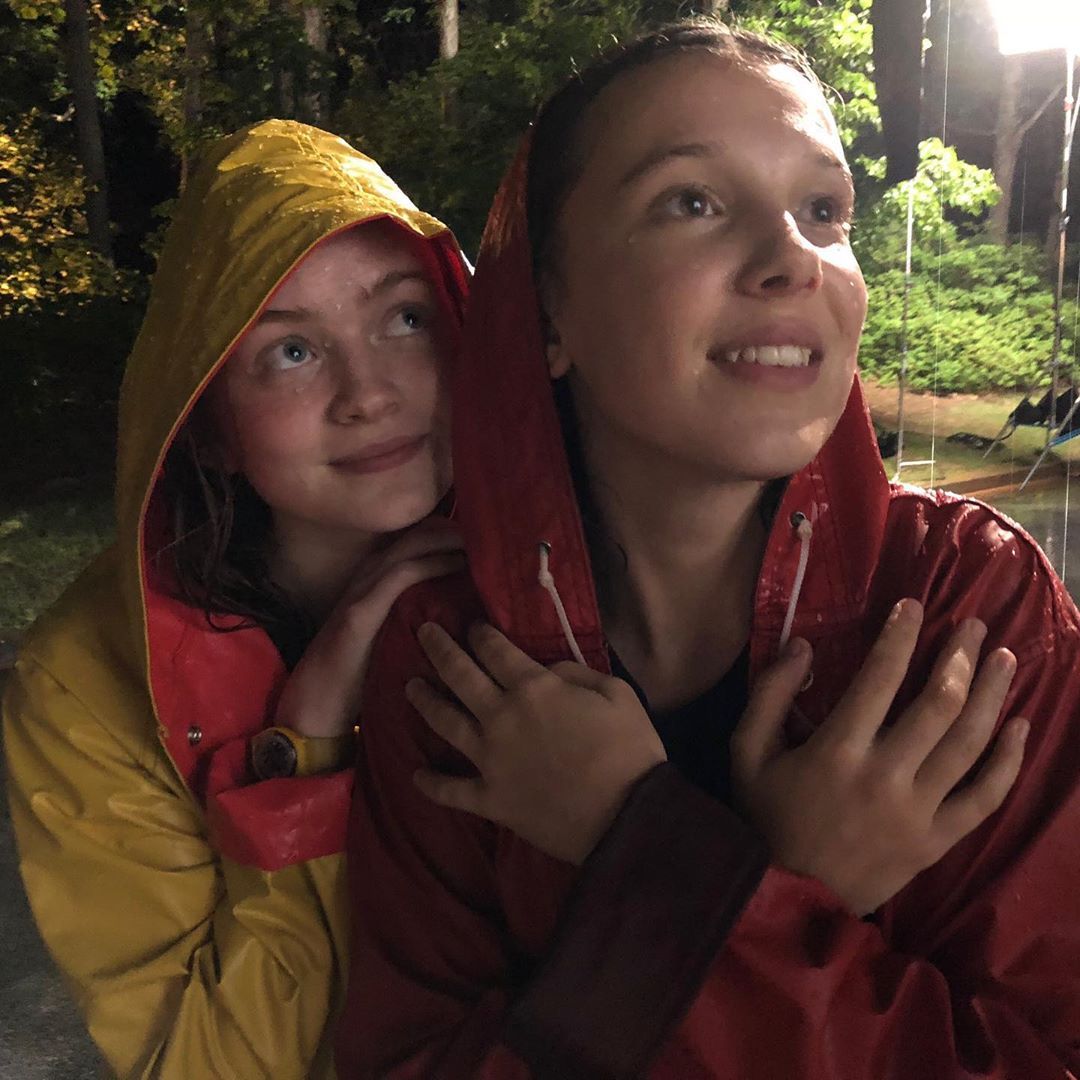 Sadie Sink And Millie Bobby Brown In Stranger Things 2019 Wallpapers