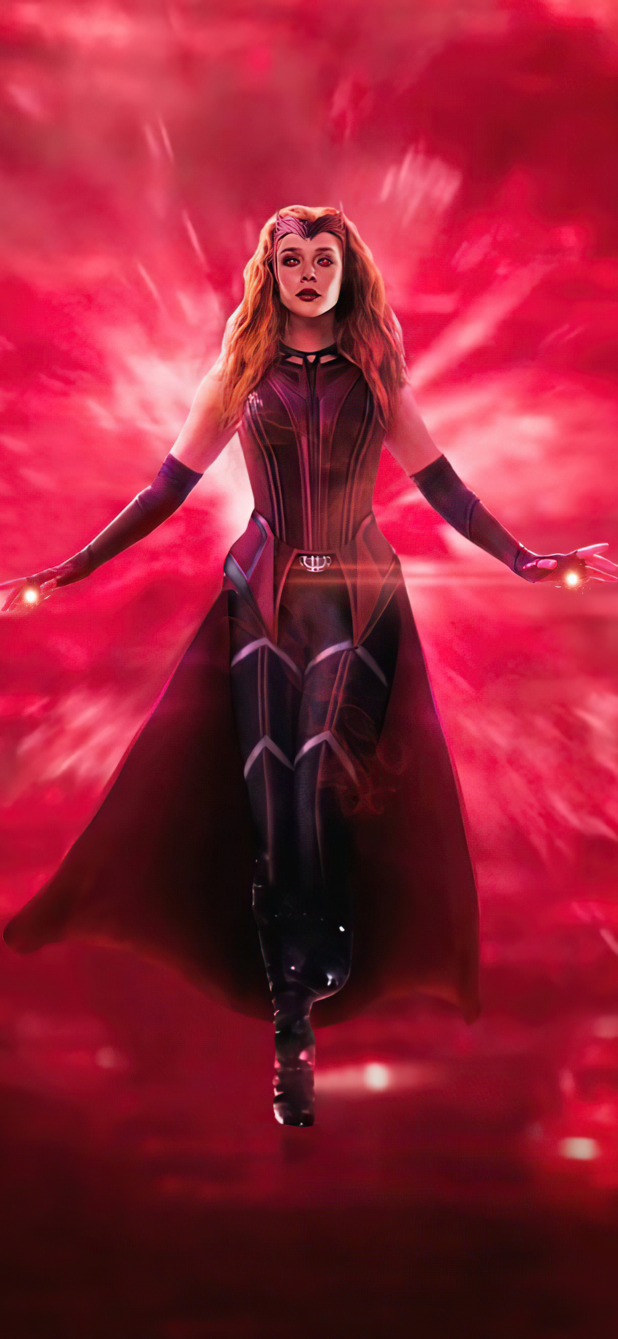 Scarlet Witch Costume In Wandavision Wallpapers