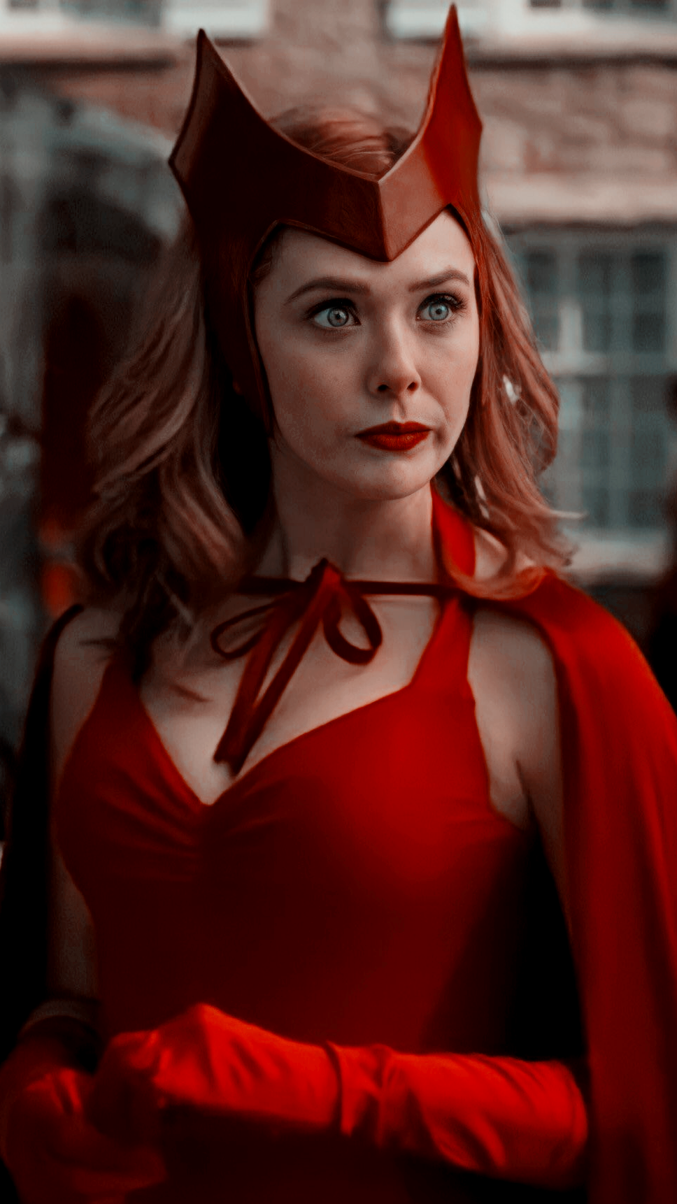 Scarlet Witch Costume In Wandavision Wallpapers