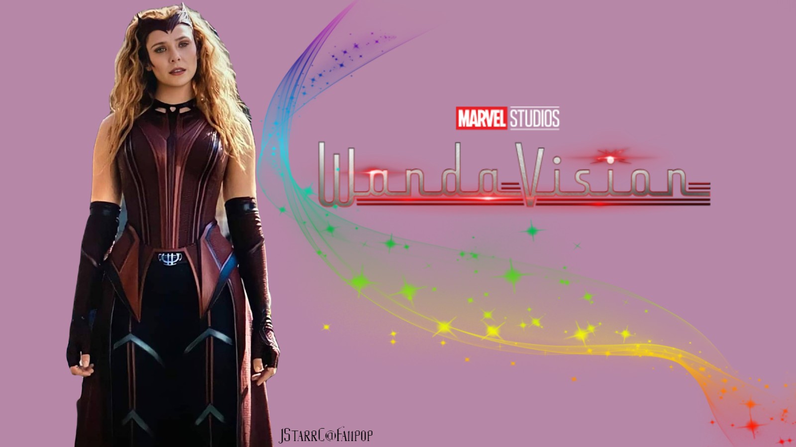 Scarlet Witch Costume In Wandavision Wallpapers