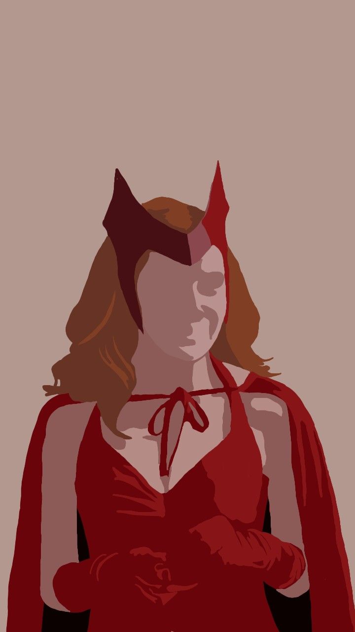 Scarlet Witch Costume In Wandavision Wallpapers