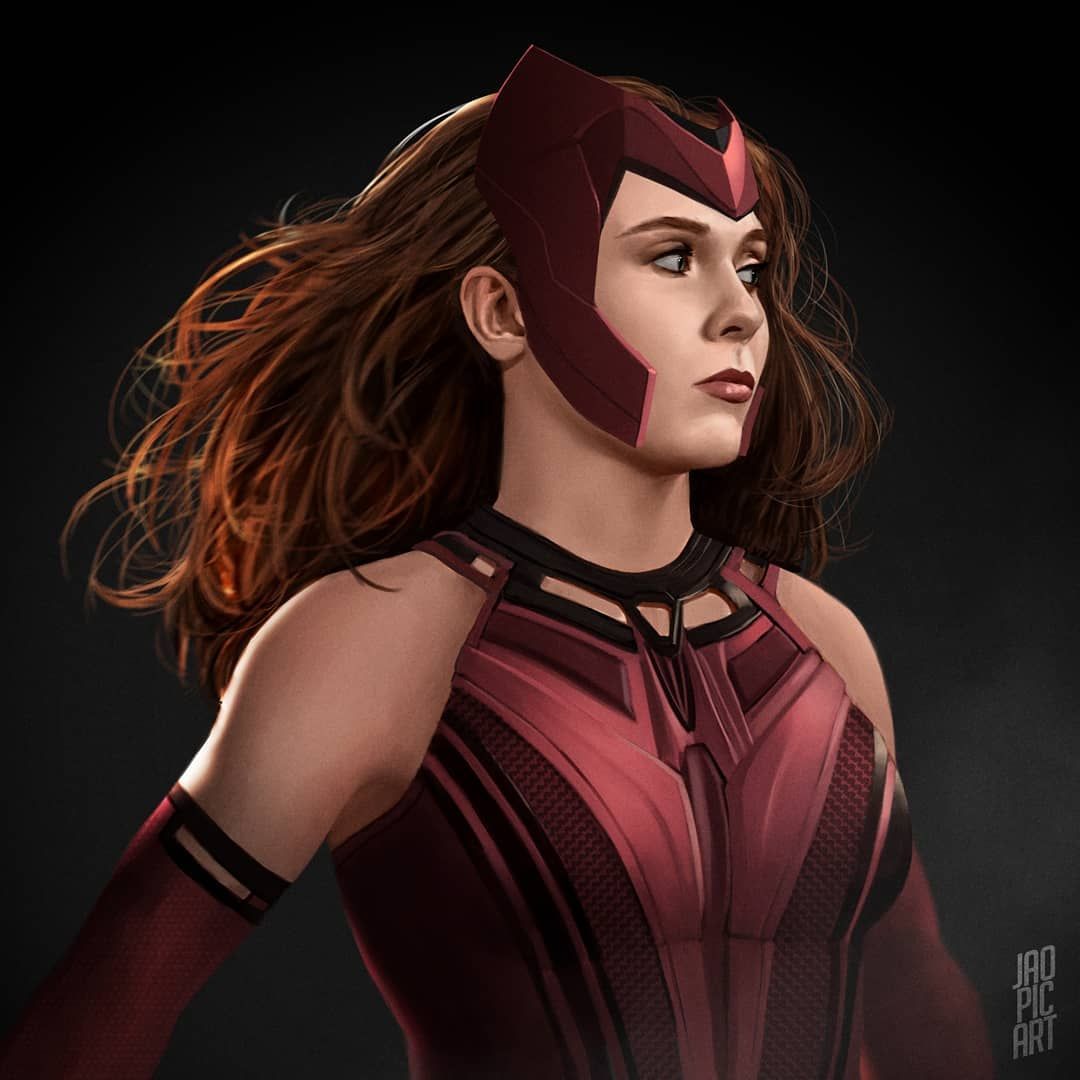 Scarlet Witch Costume In Wandavision Wallpapers