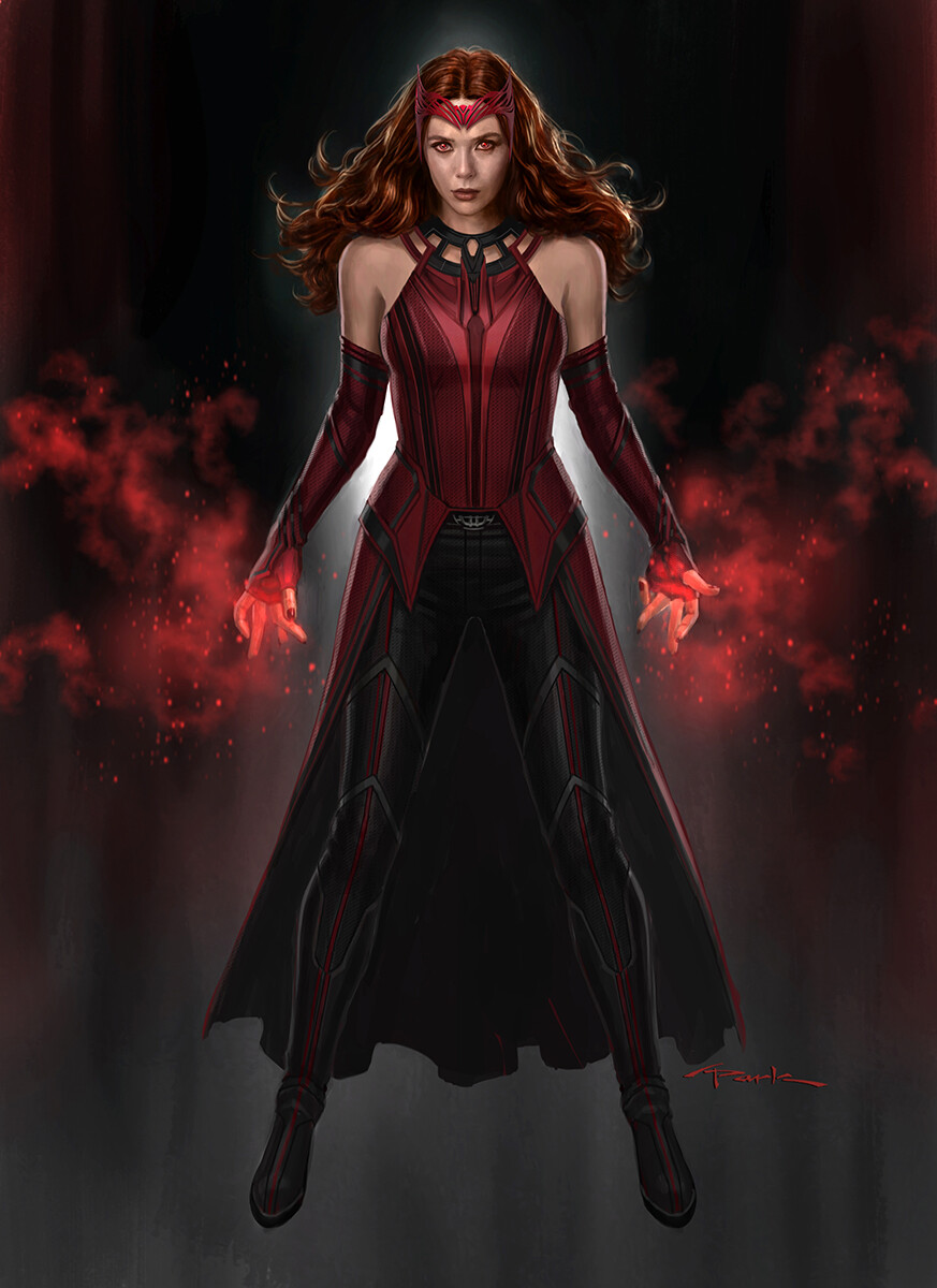 Scarlet Witch Costume In Wandavision Wallpapers