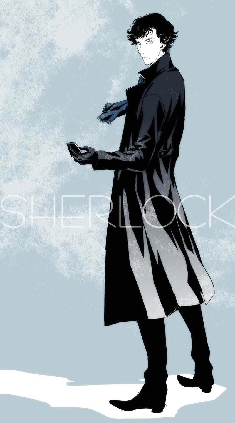 Sherlock Anime Art Wallpapers