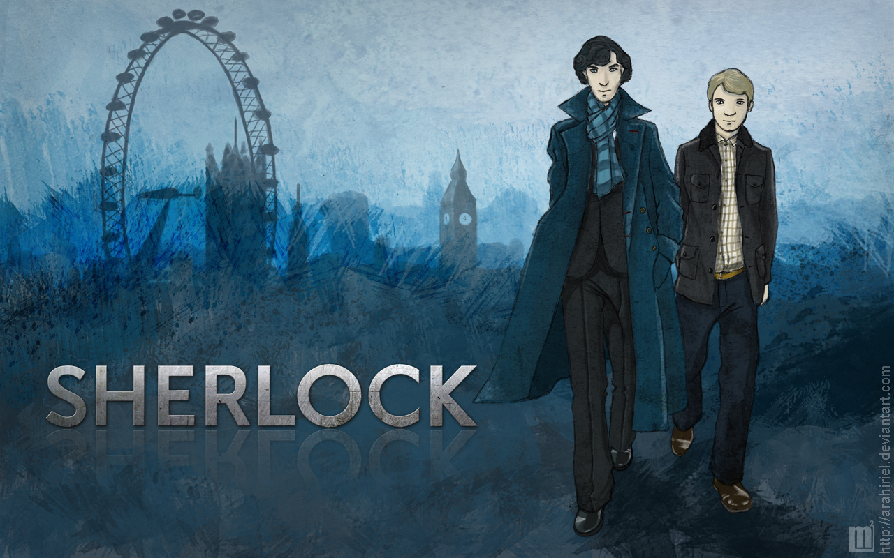 Sherlock Anime Art Wallpapers