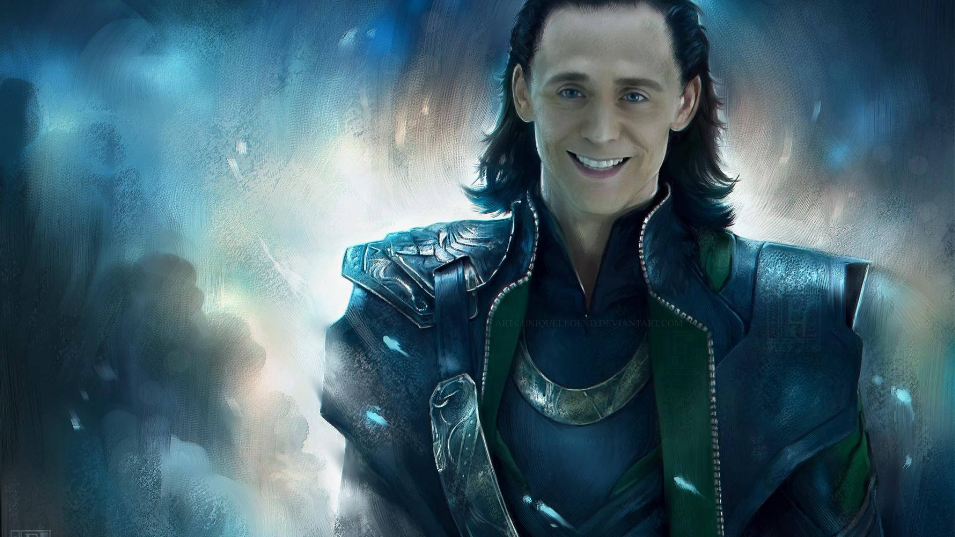 Smiling Loki Disney Wallpapers