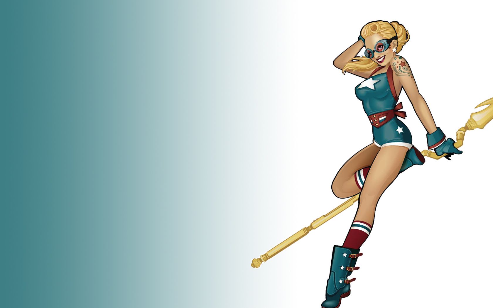 Stargirl And Stripe Poster Wallpapers