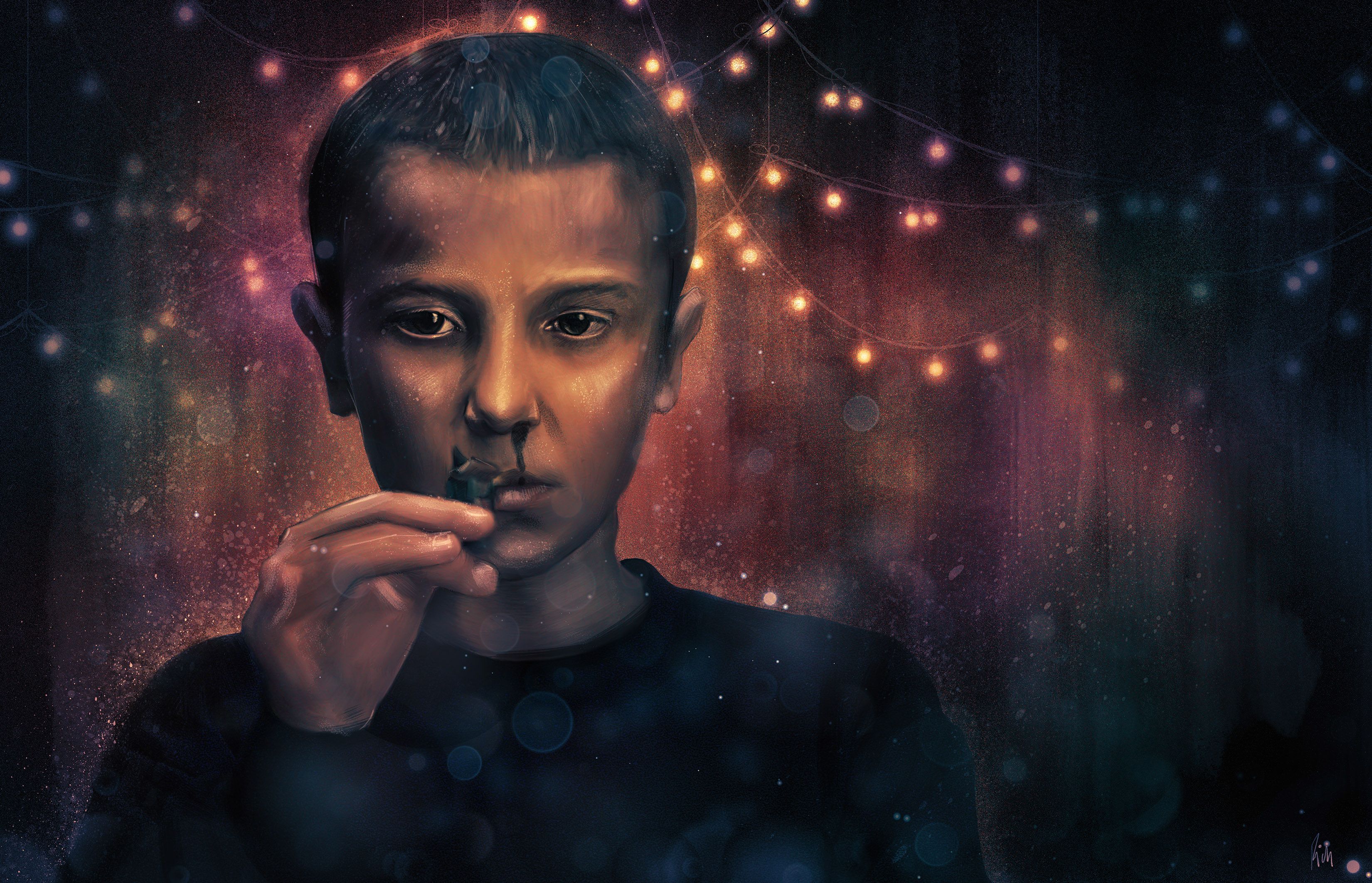 Stranger Things Eleven Artwork Wallpapers