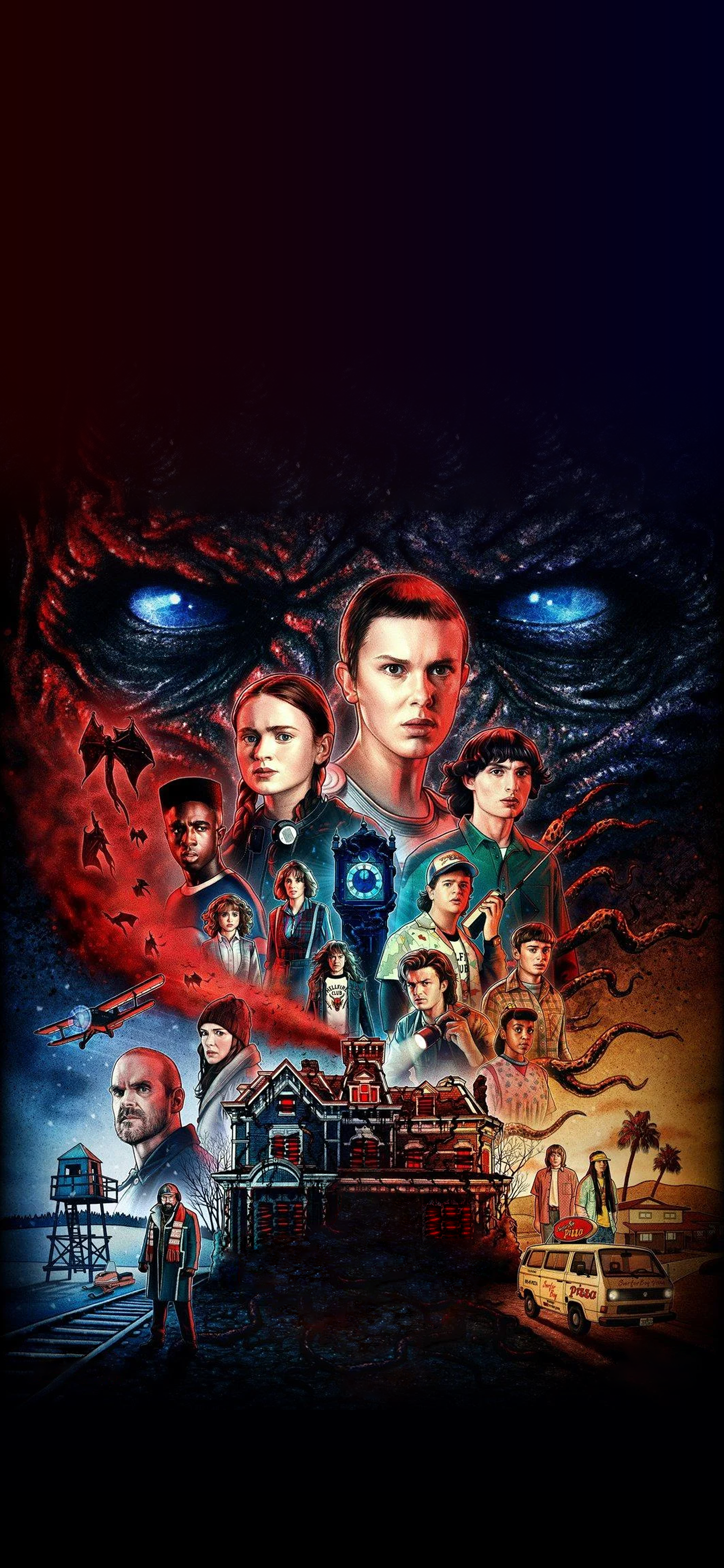 Stranger Things Text Poster Wallpapers