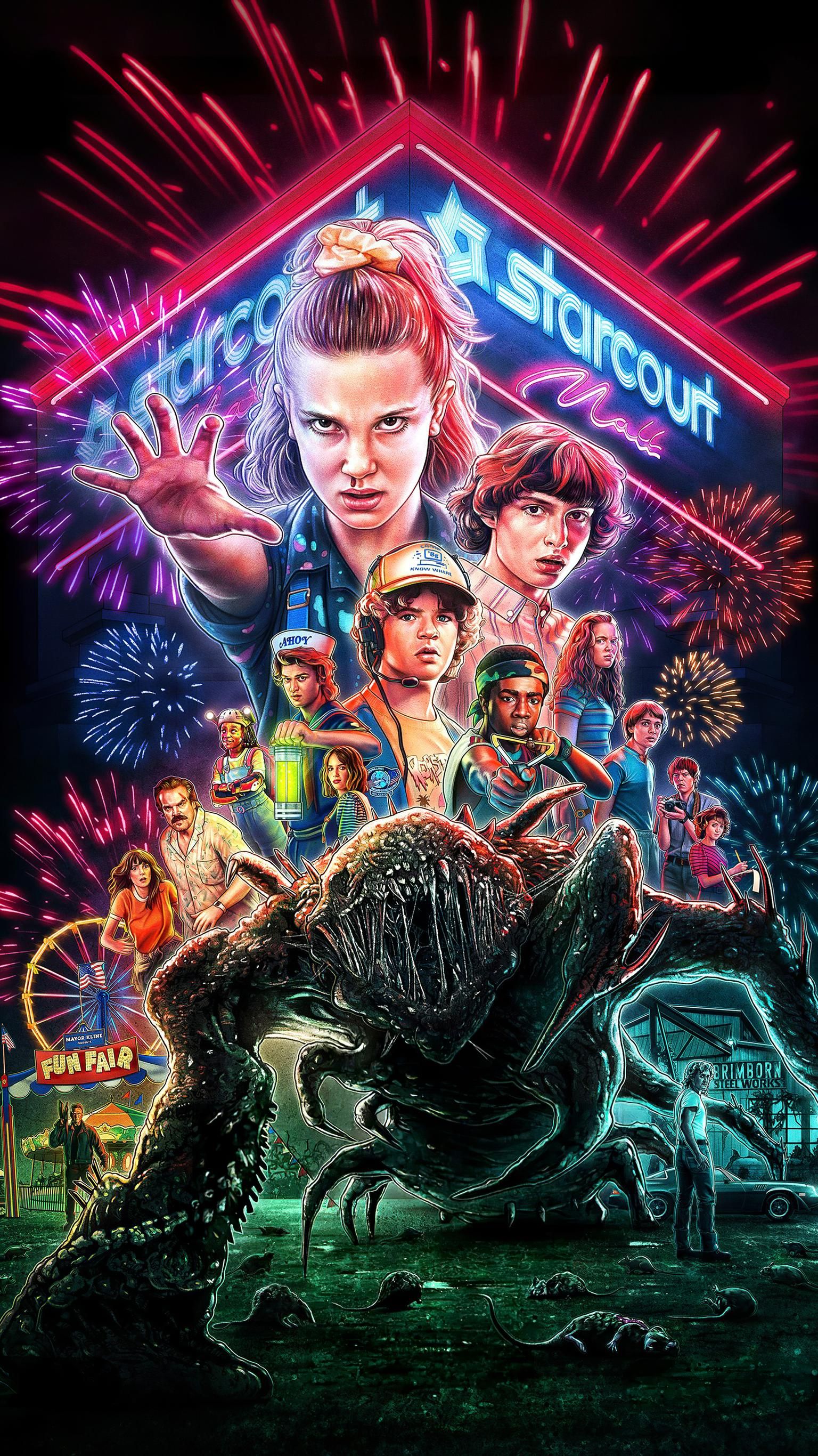 Stranger Things Text Poster Wallpapers