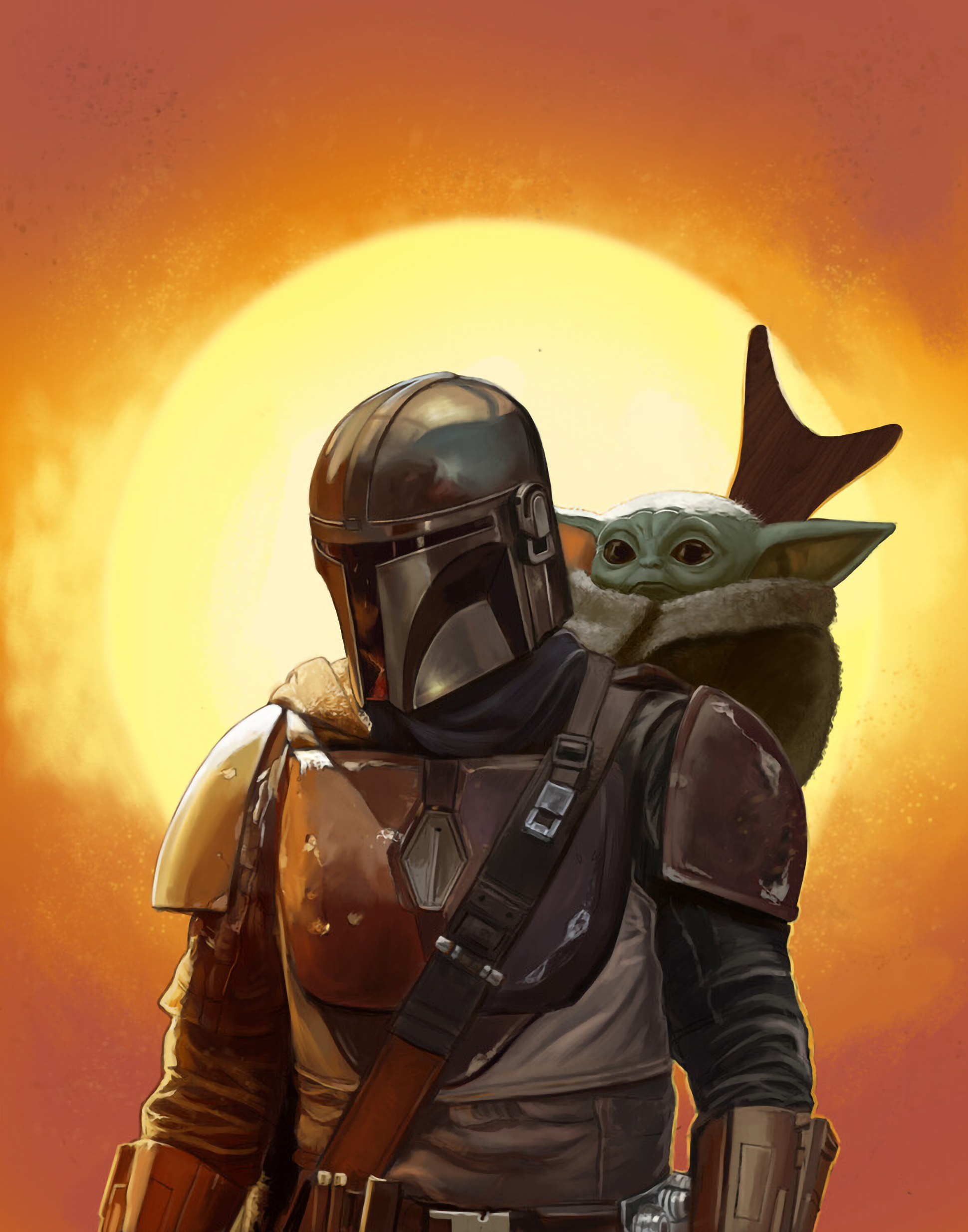 The Child And The Mandalorian Wallpapers