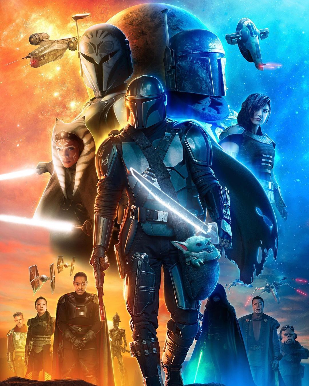 The Mandalorian 2 Cast Posters Wallpapers