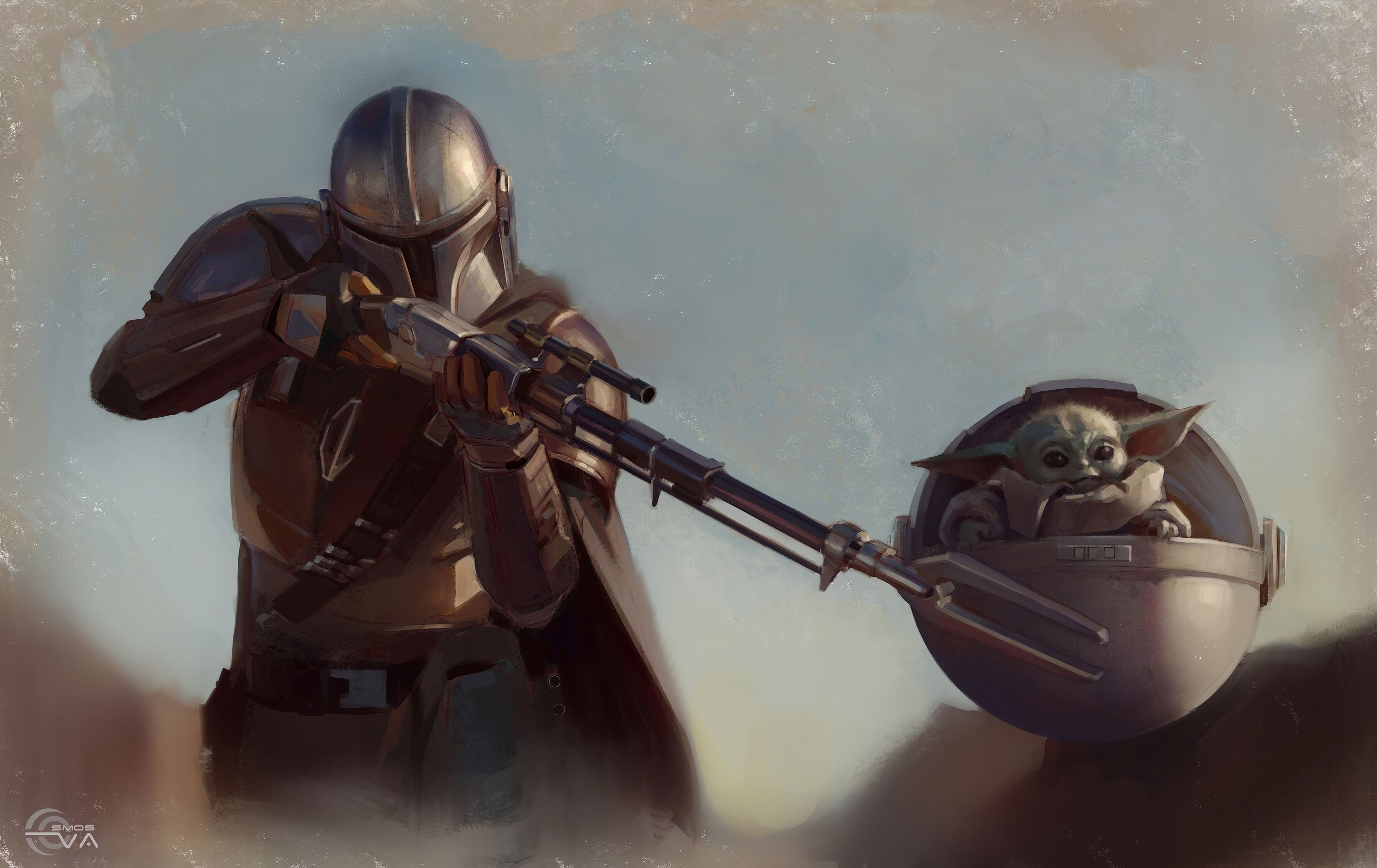 The Mandalorian 4K Fanart Wallpapers