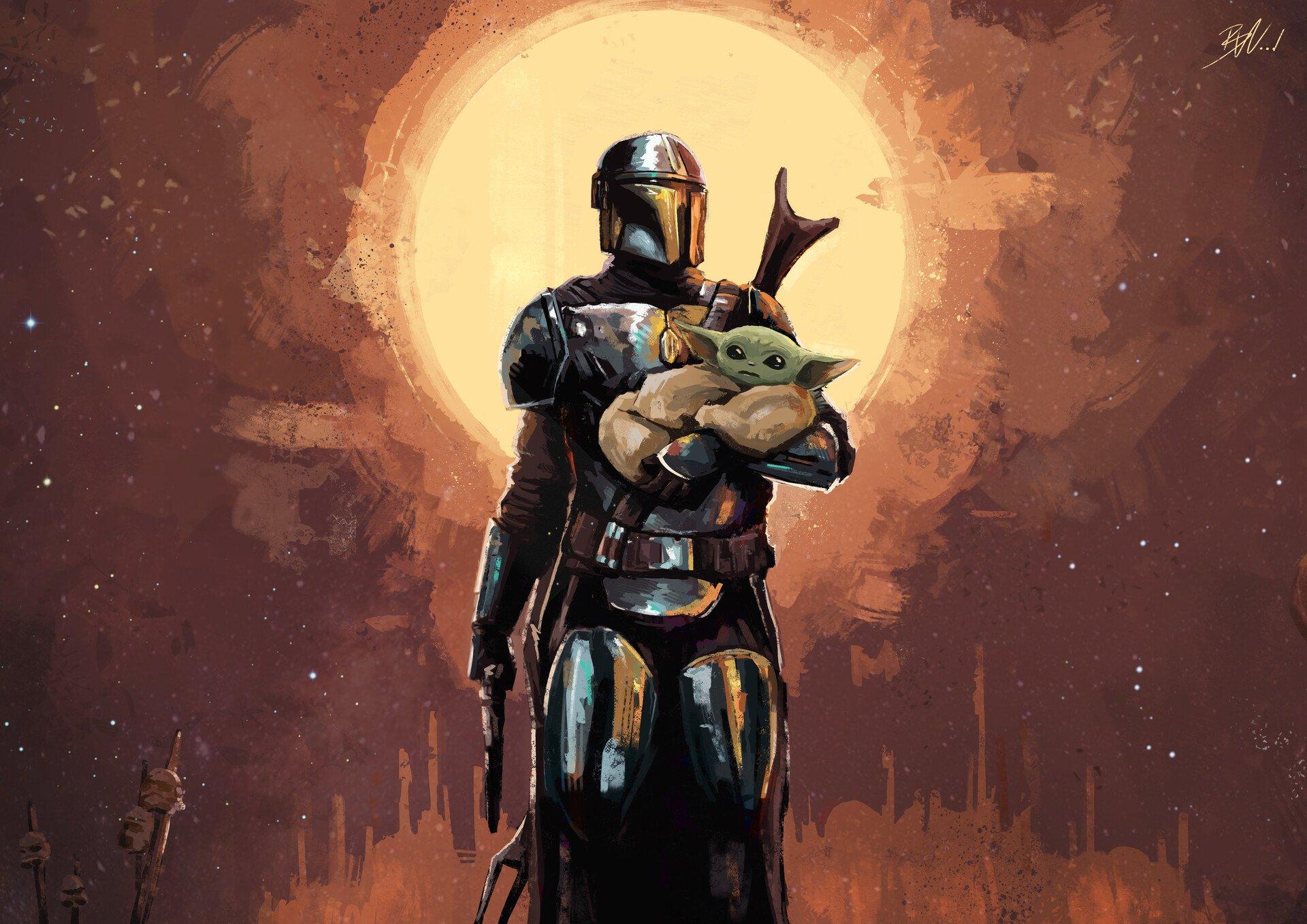 The Mandalorian Art 2020 Wallpapers