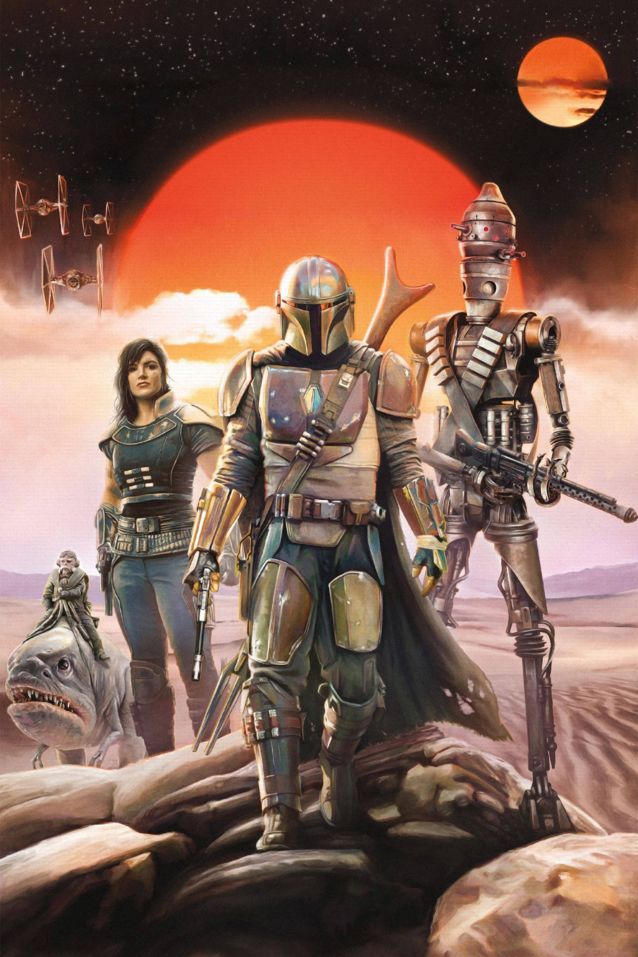 The Mandalorian Character Art Wallpapers