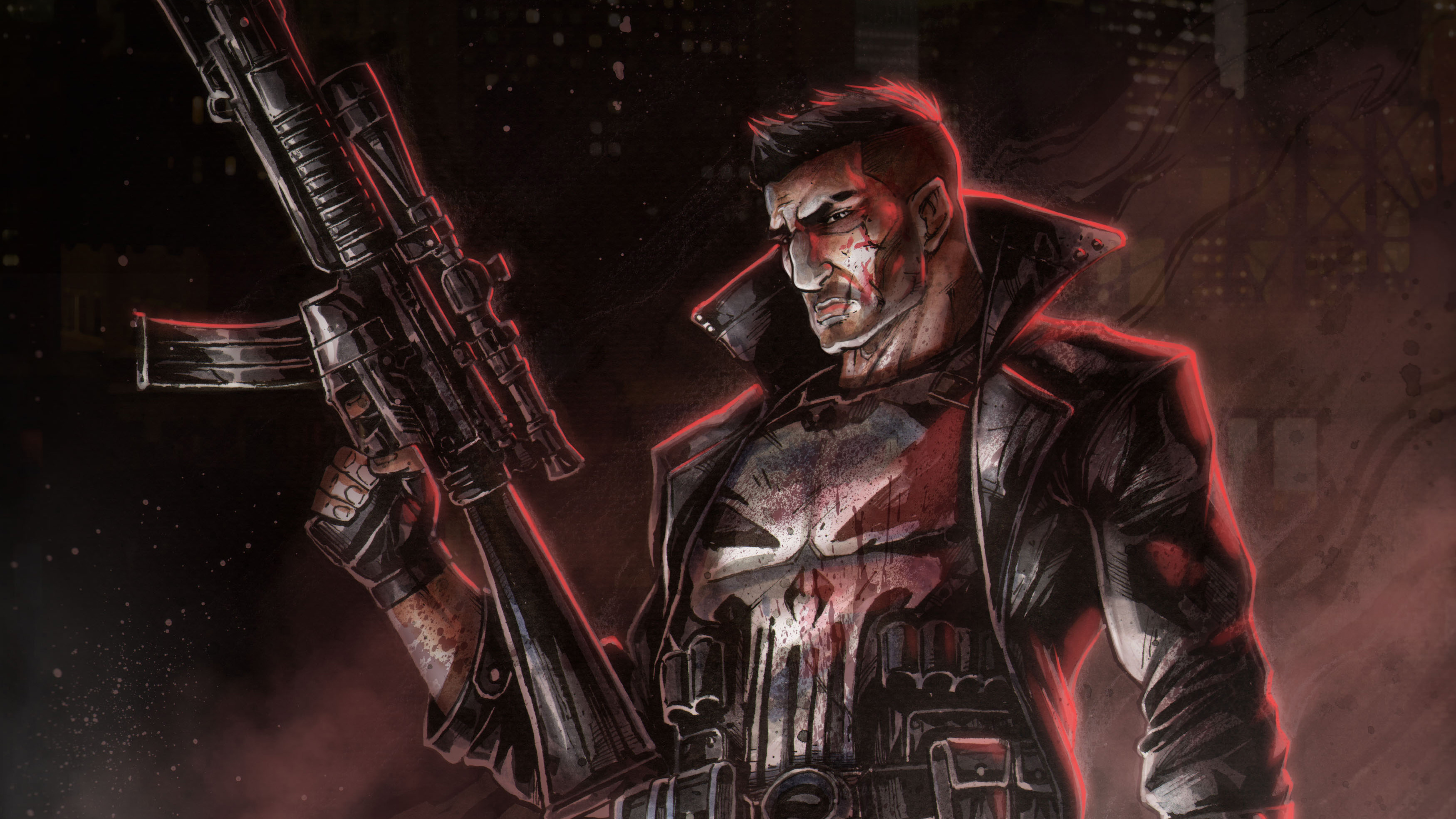 The Punisher Artwork Wallpapers