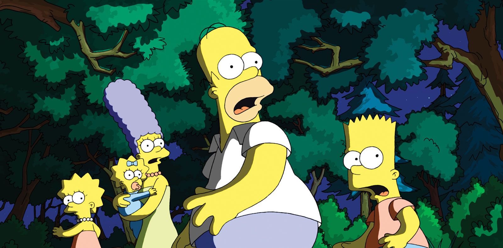 The Simpsons Family Watching Tv Wallpapers