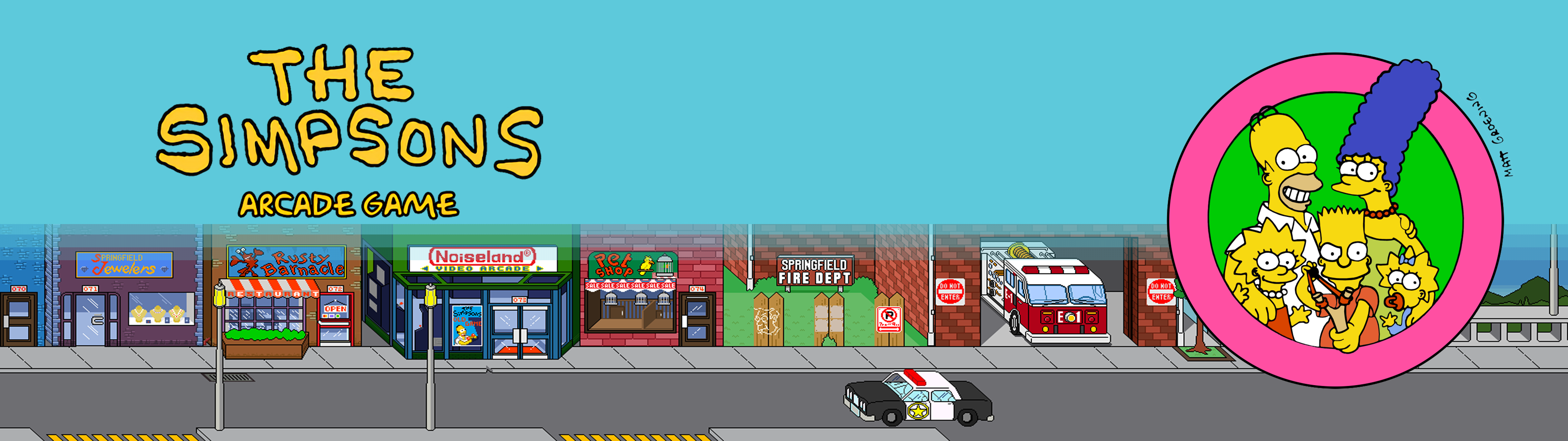 The Simpsons On Run Wallpapers