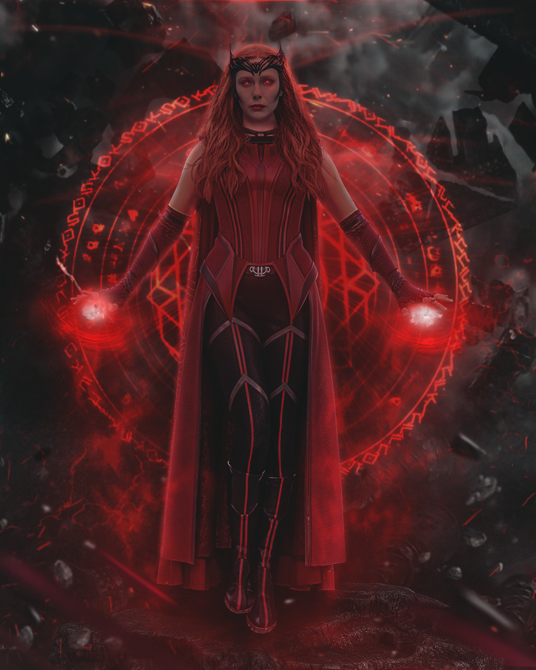 Wanda Maximoff Poster Art Wallpapers