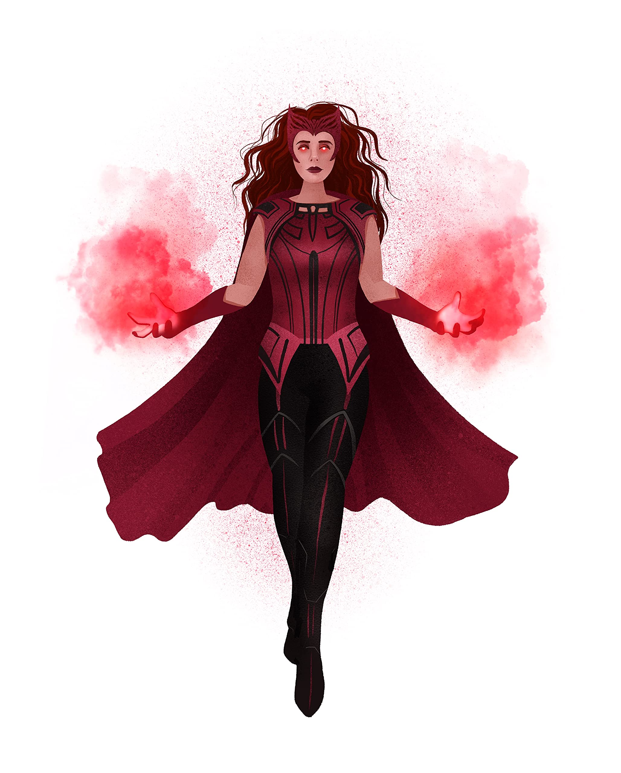 Wanda Maximoff Poster Art Wallpapers