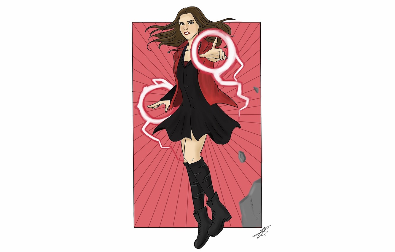 Wanda Maximoff Poster Art Wallpapers