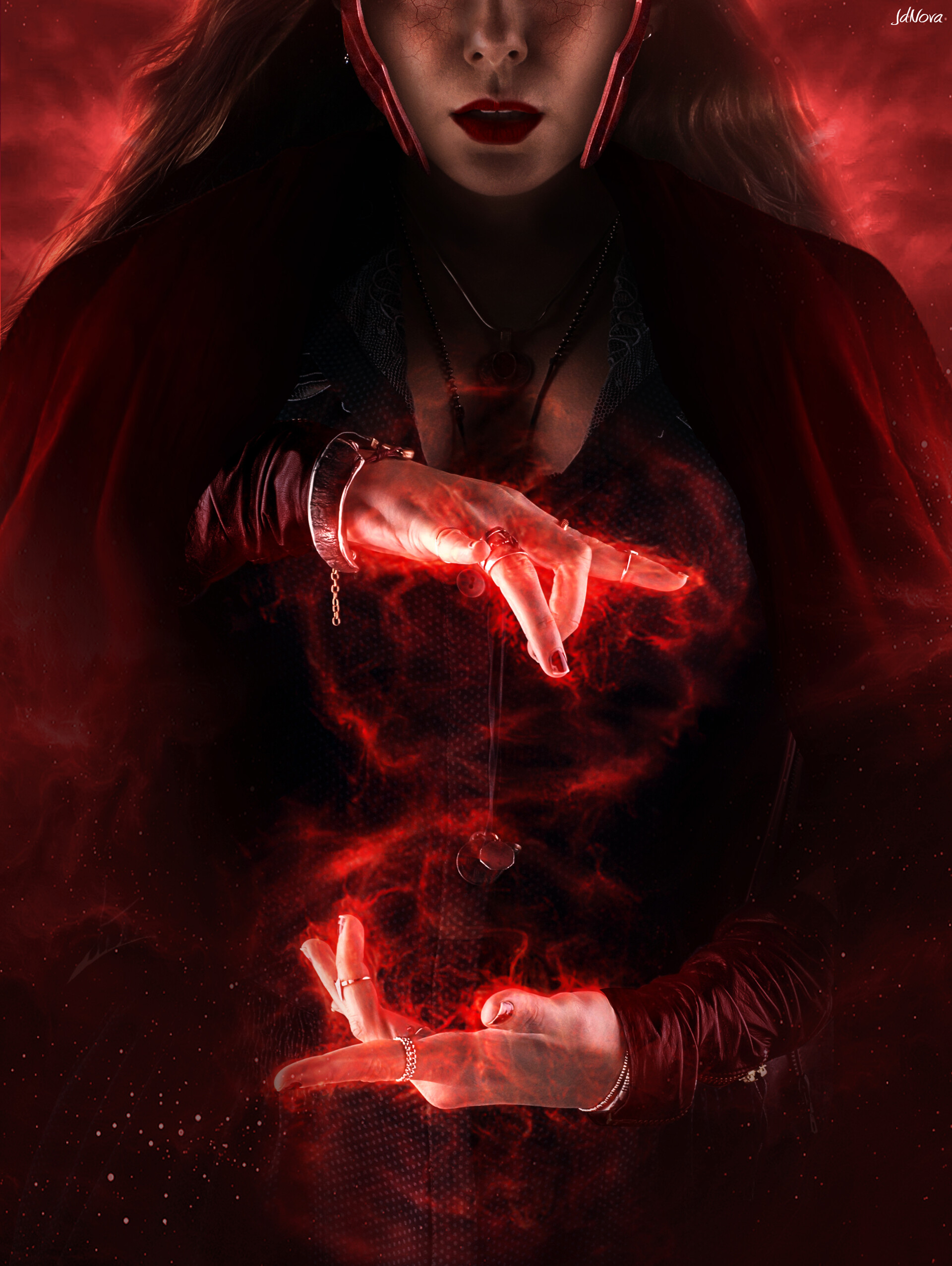 Wanda Maximoff Poster Art Wallpapers