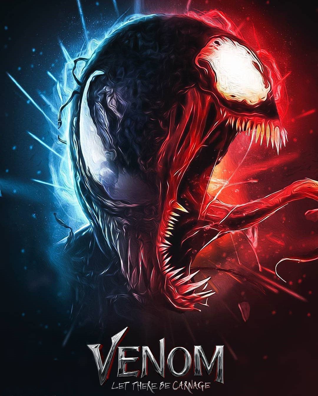 4K Venom Let There Be Carnage Logo Wallpapers