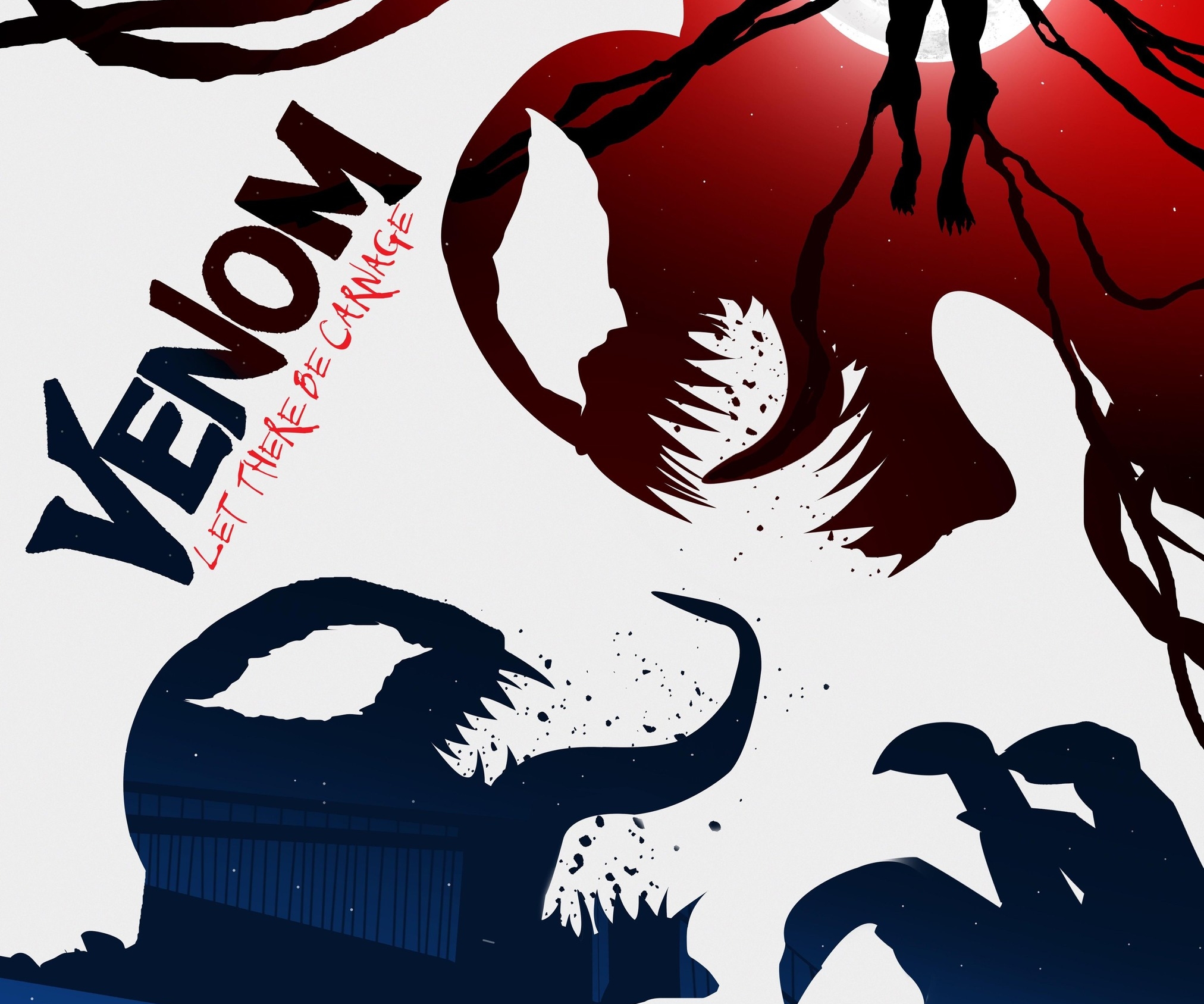 4K Venom Let There Be Carnage Logo Wallpapers