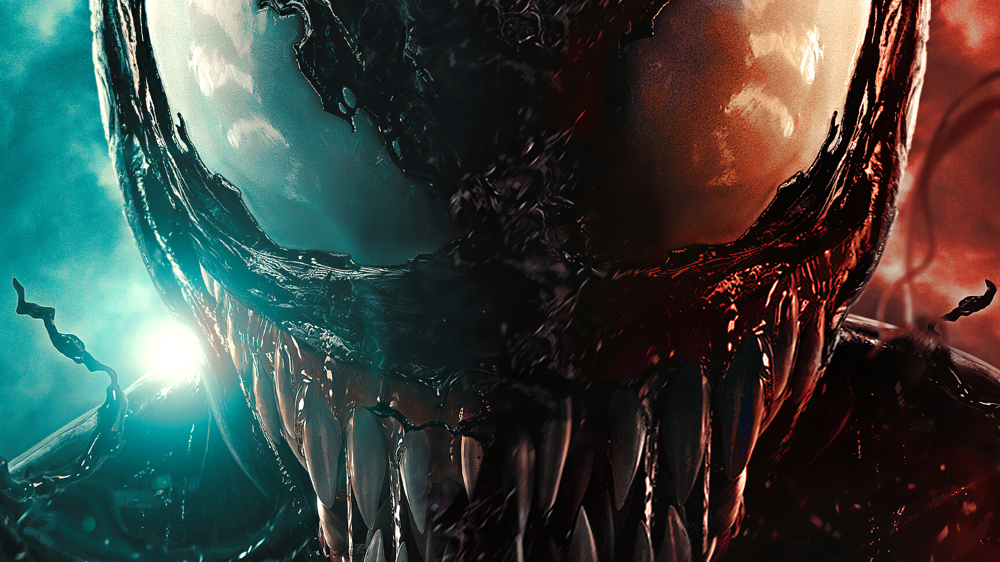 4K Venom Let There Be Carnage Logo Wallpapers