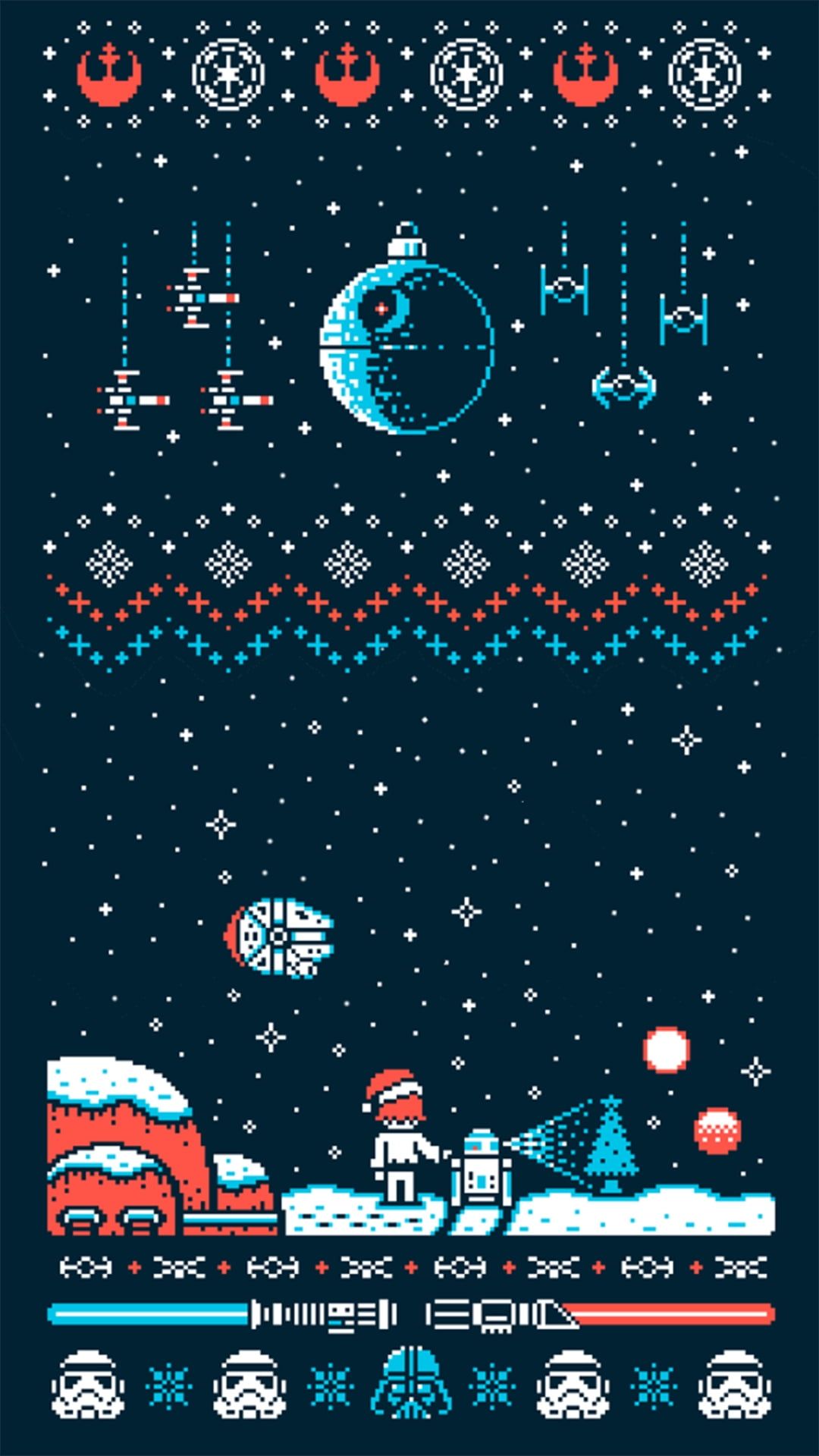 8-Bit Christmas Movie Wallpapers