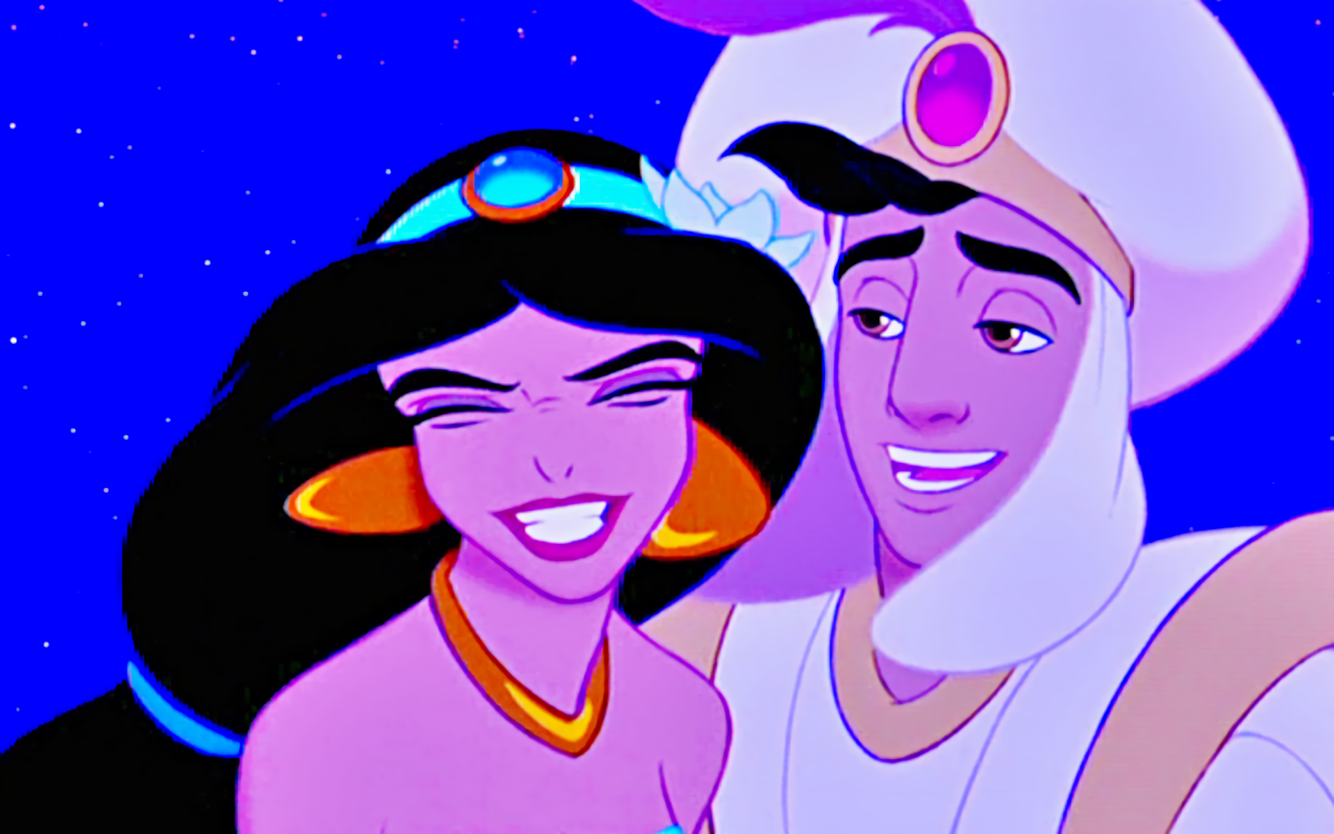 Aladdin And Jasmine In Aladdin Movie Wallpapers