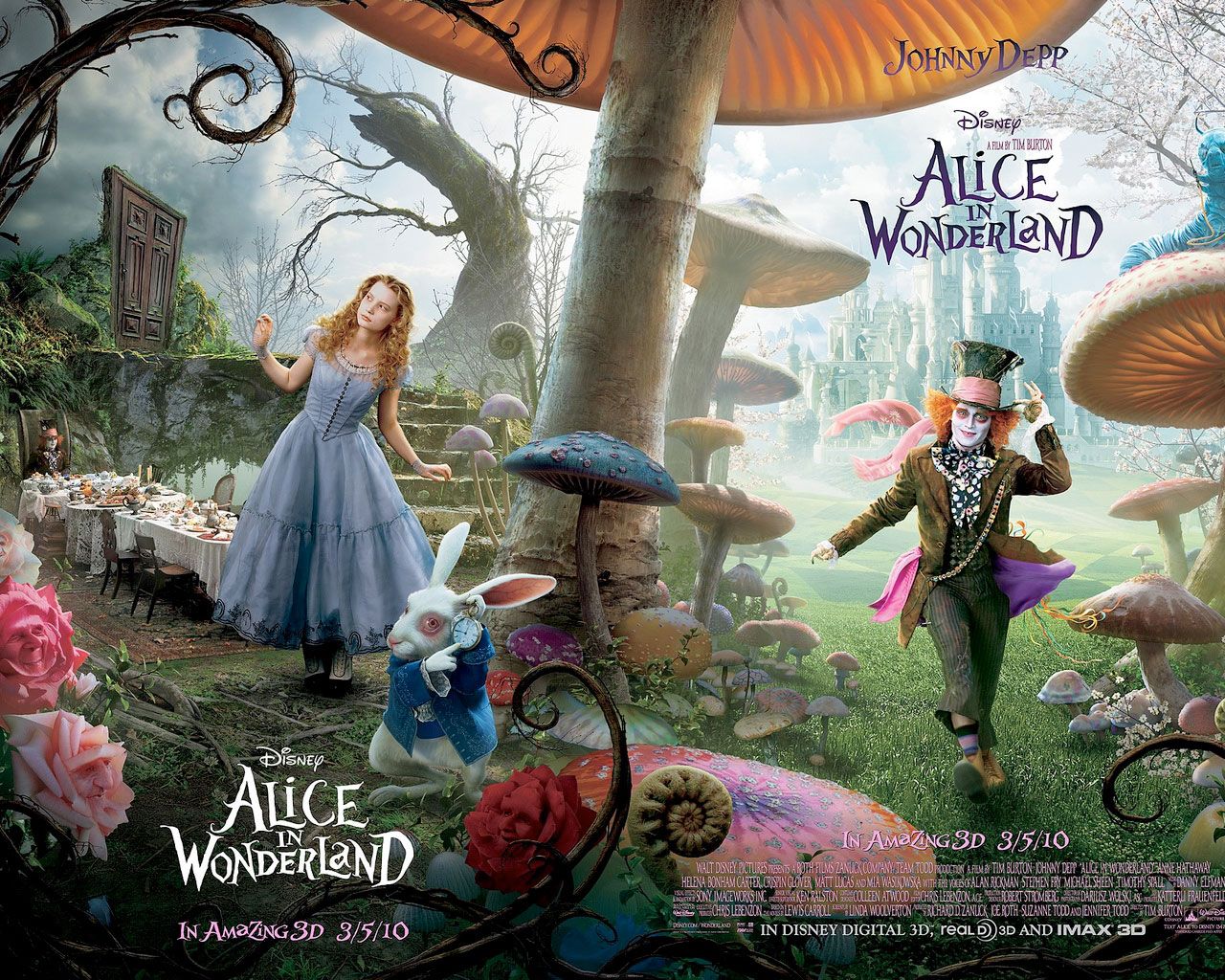 Alice In Wonderland (2010) Wallpapers