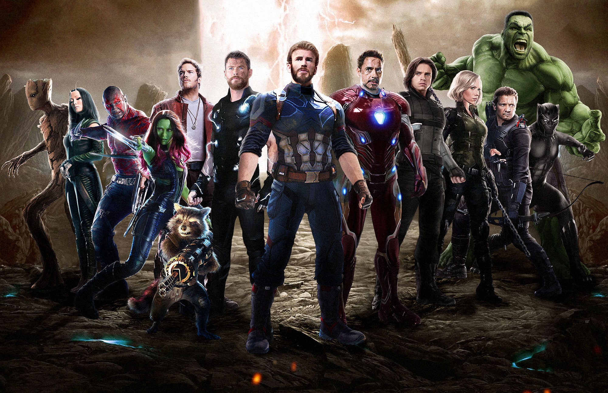 All Superheros In Avengers Infinity War Wallpapers
