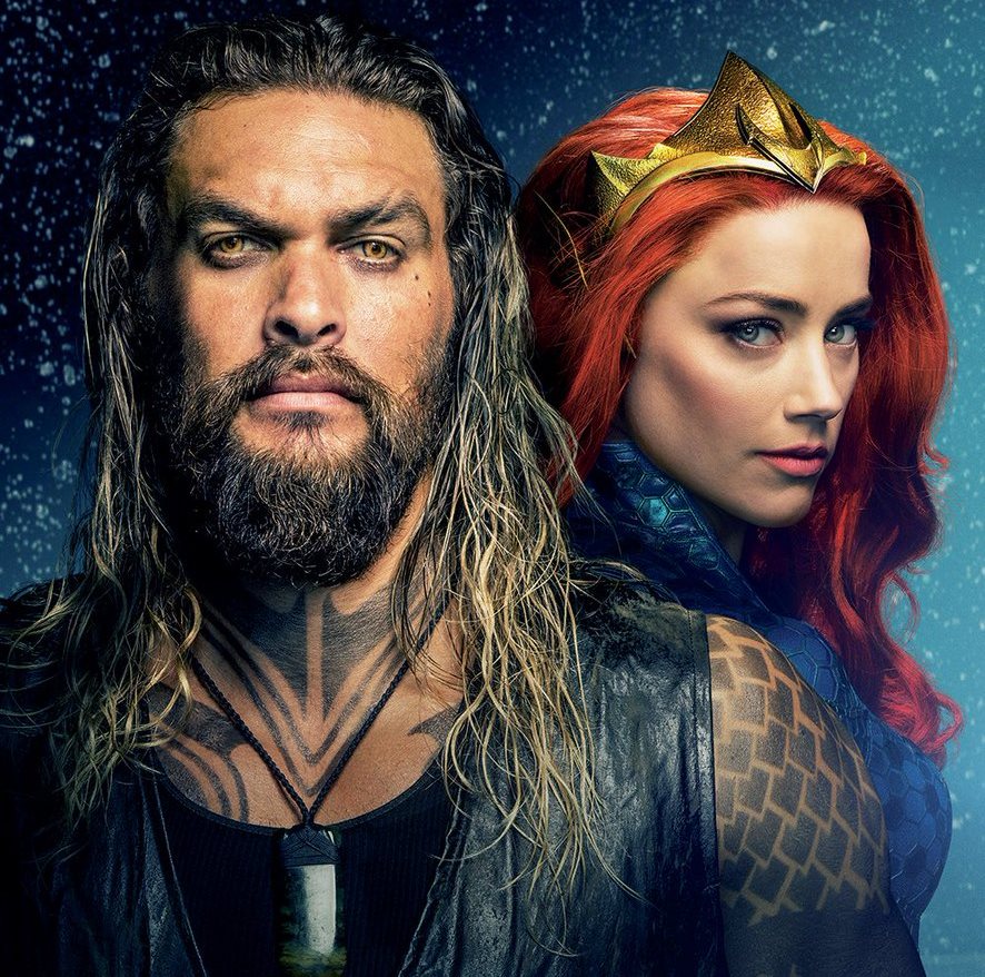 Amber Heard As Mera And Jason Momoa As Aquaman Wallpapers