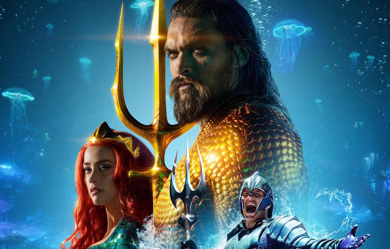 Amber Heard As Mera And Jason Momoa As Aquaman Wallpapers