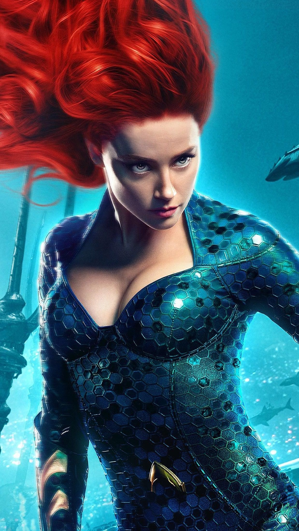 Amber Heard As Mera And Jason Momoa As Aquaman Wallpapers