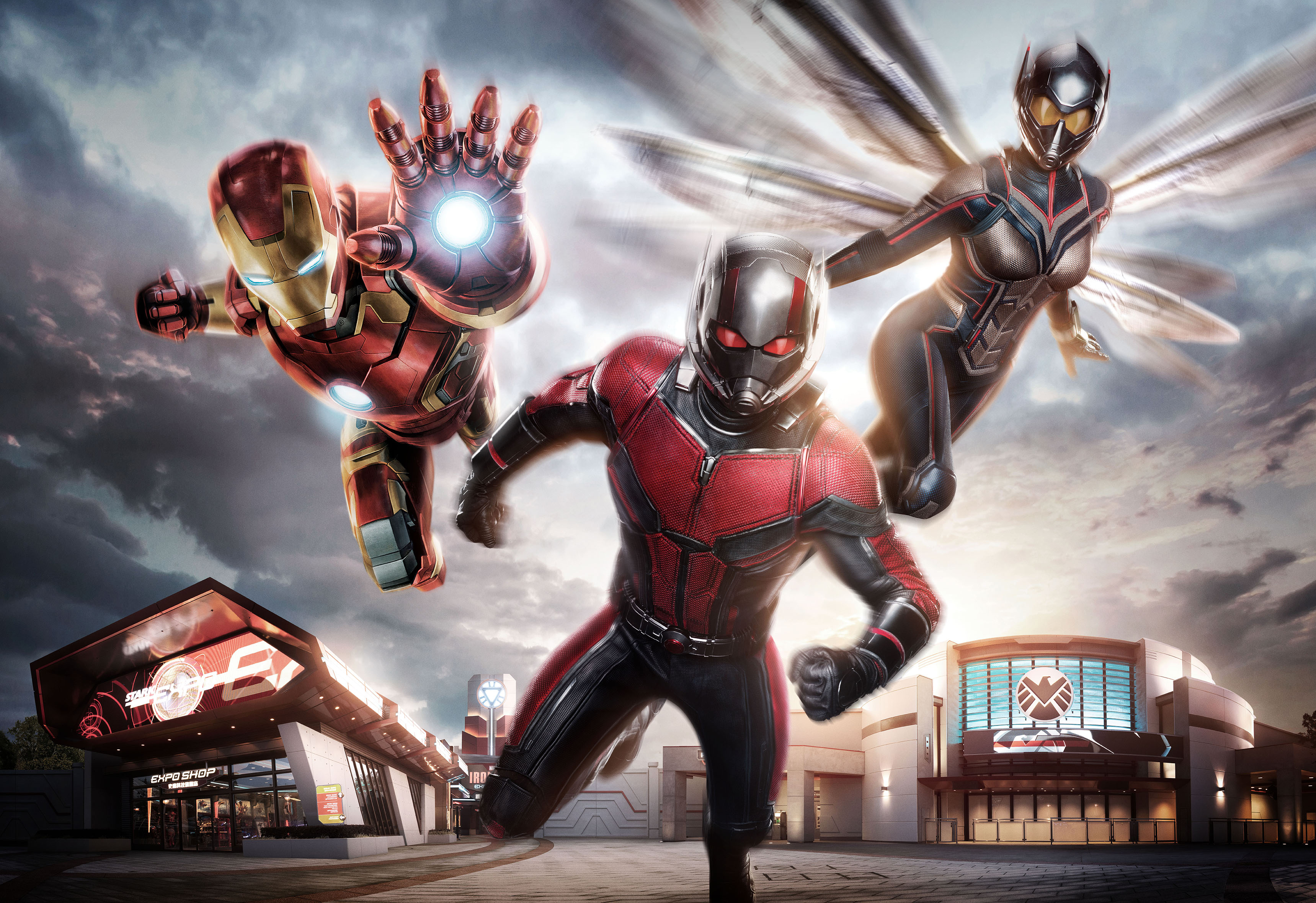 Ant-Man Riding Ant In Ant-Man And The Wasp Wallpapers