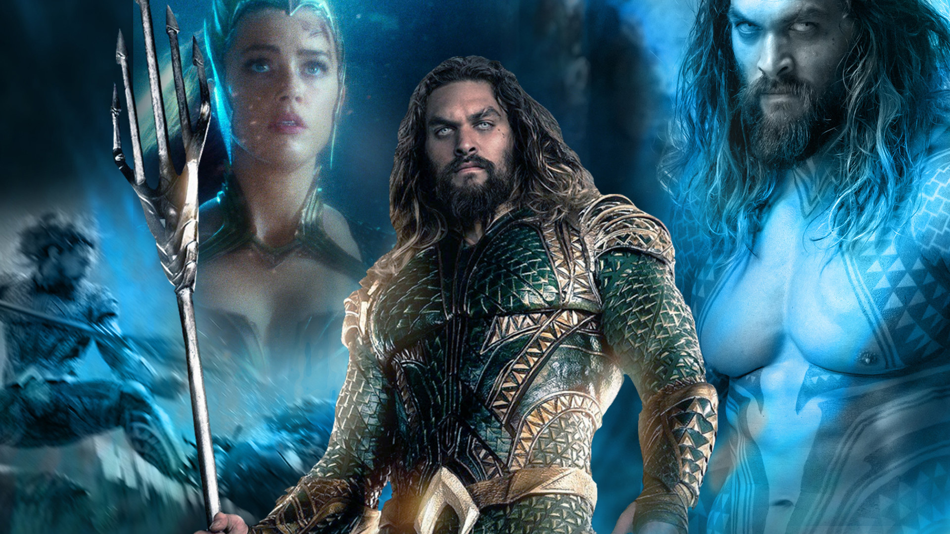 Aquaman 2018 Movie Banner Textless Wallpapers