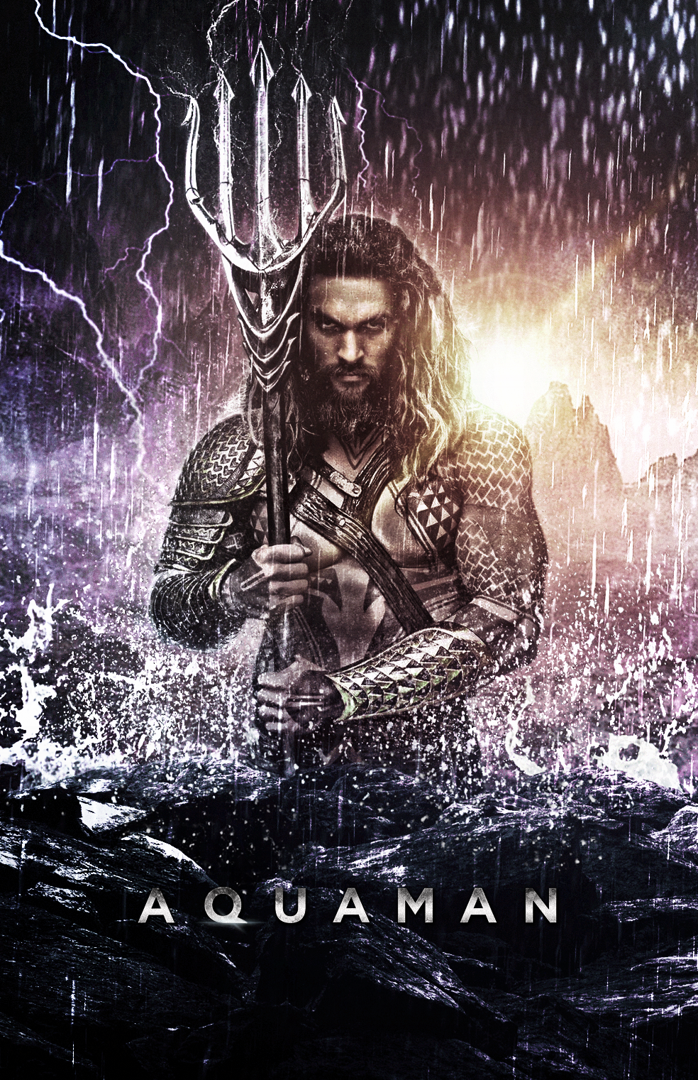 Aquaman 2018 Movie Banner Textless Wallpapers