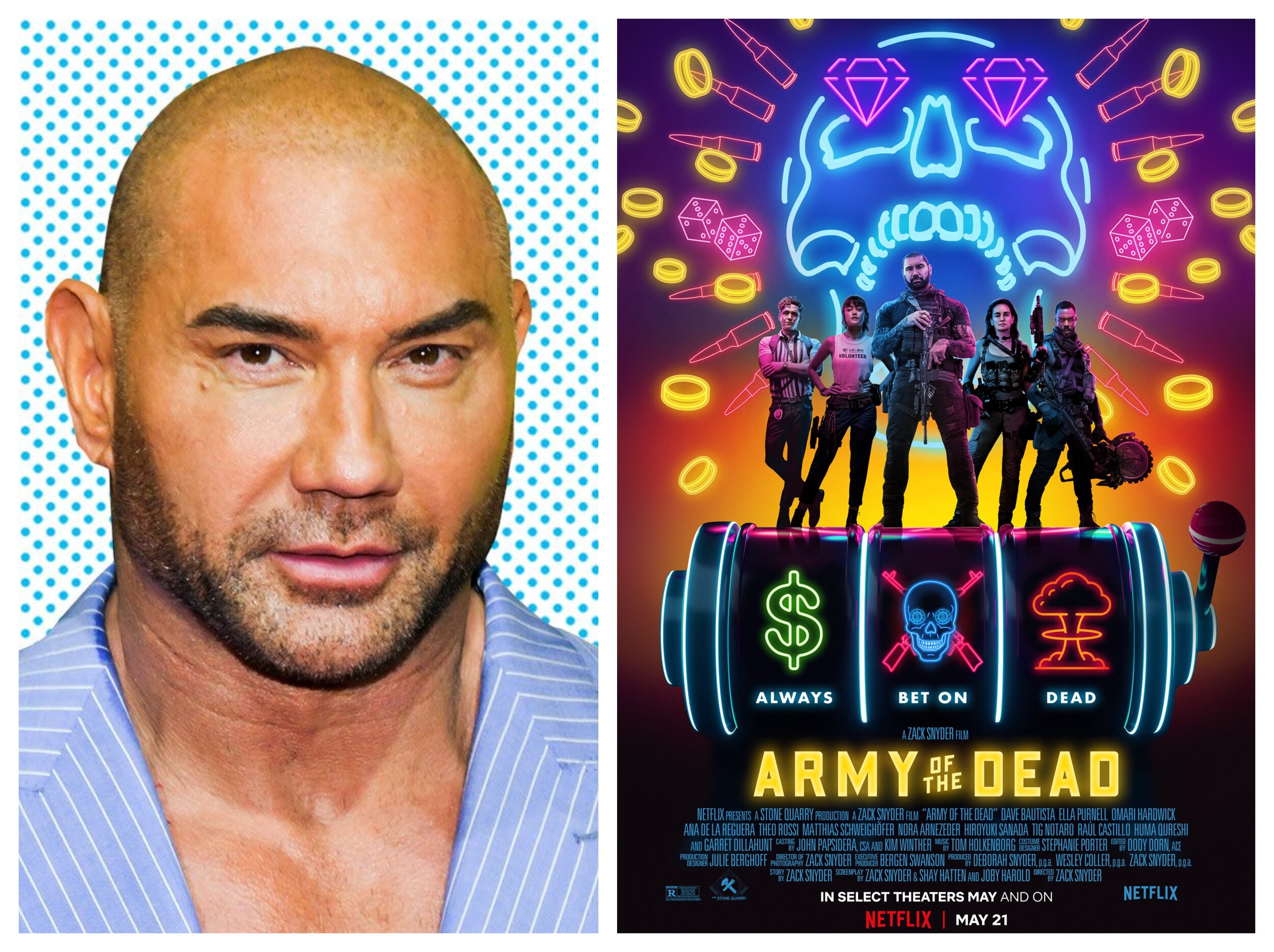 Army Of The Dead Dave Bautista Poster Wallpapers