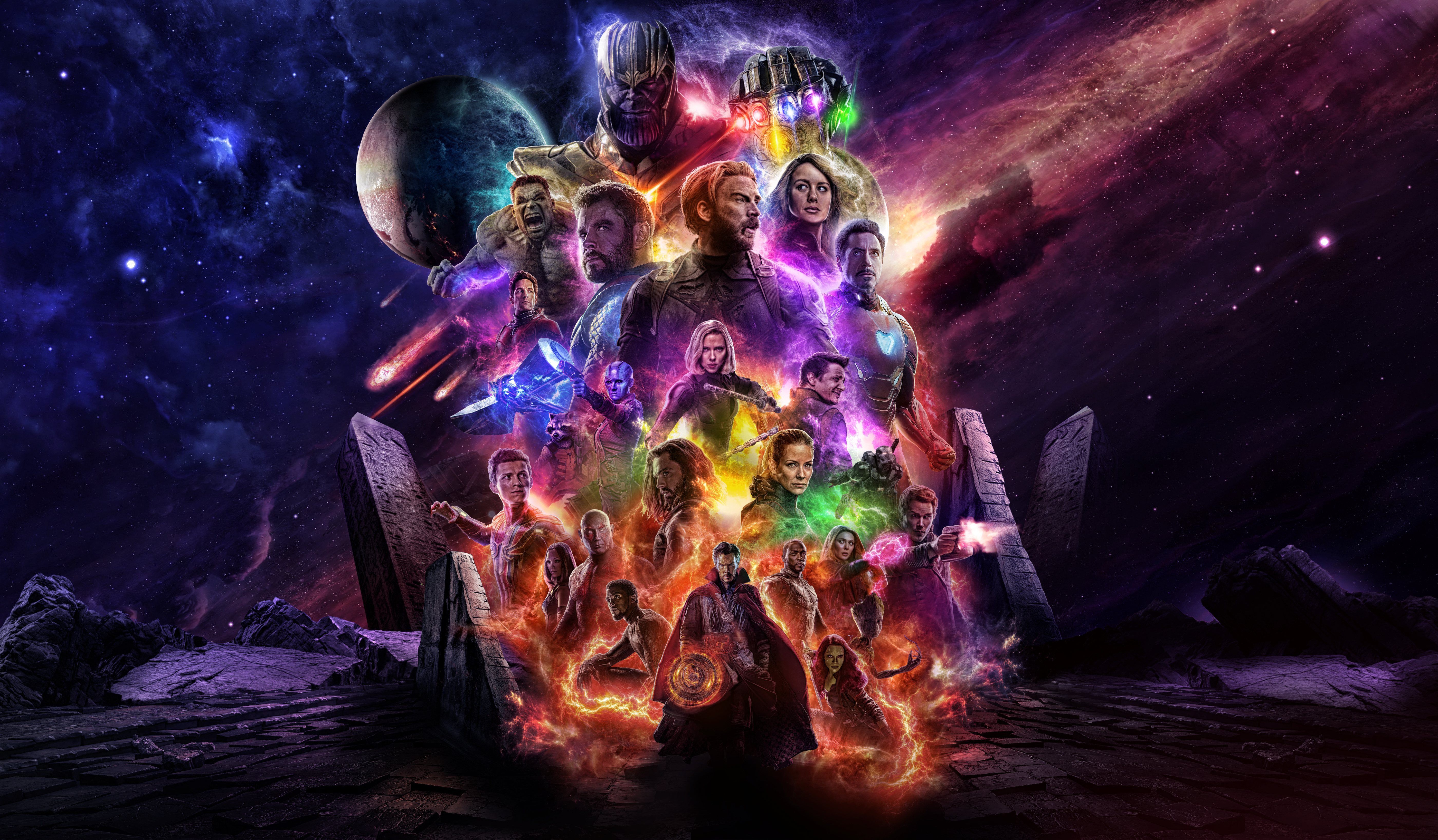 Avengers Endgame Cover Art Wallpapers