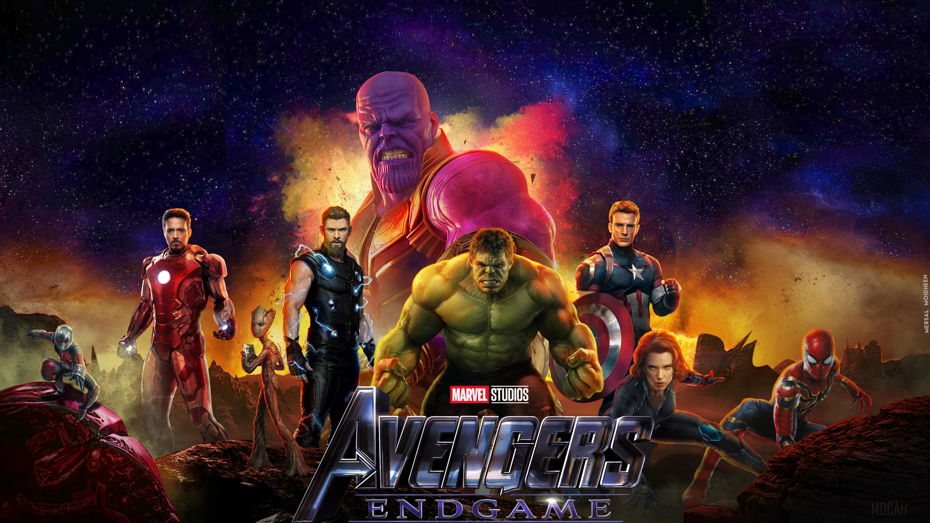 Avengers Endgame New 4K 8K Poster Wallpapers