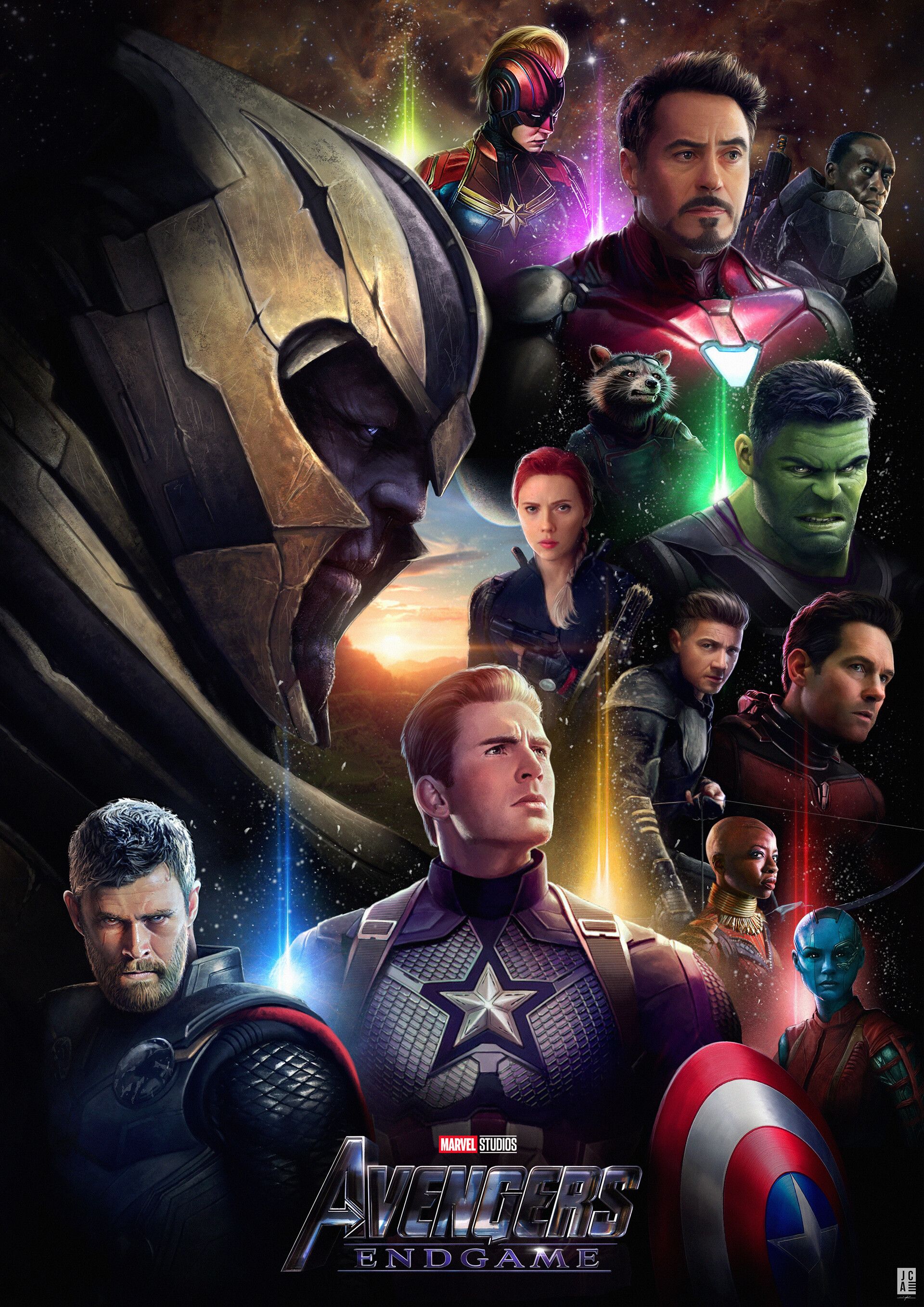 Avengers Endgame Official Poster Wallpapers