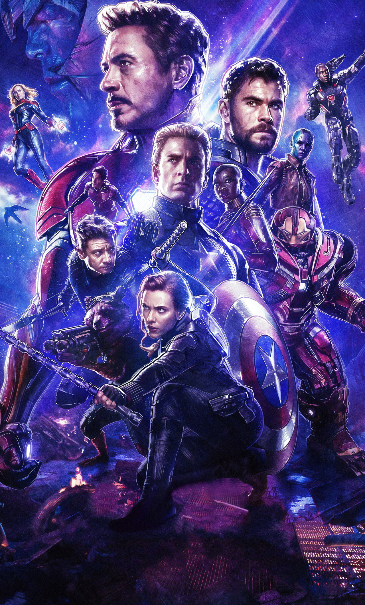 Avengers Endgame Official Poster 4K Wallpapers