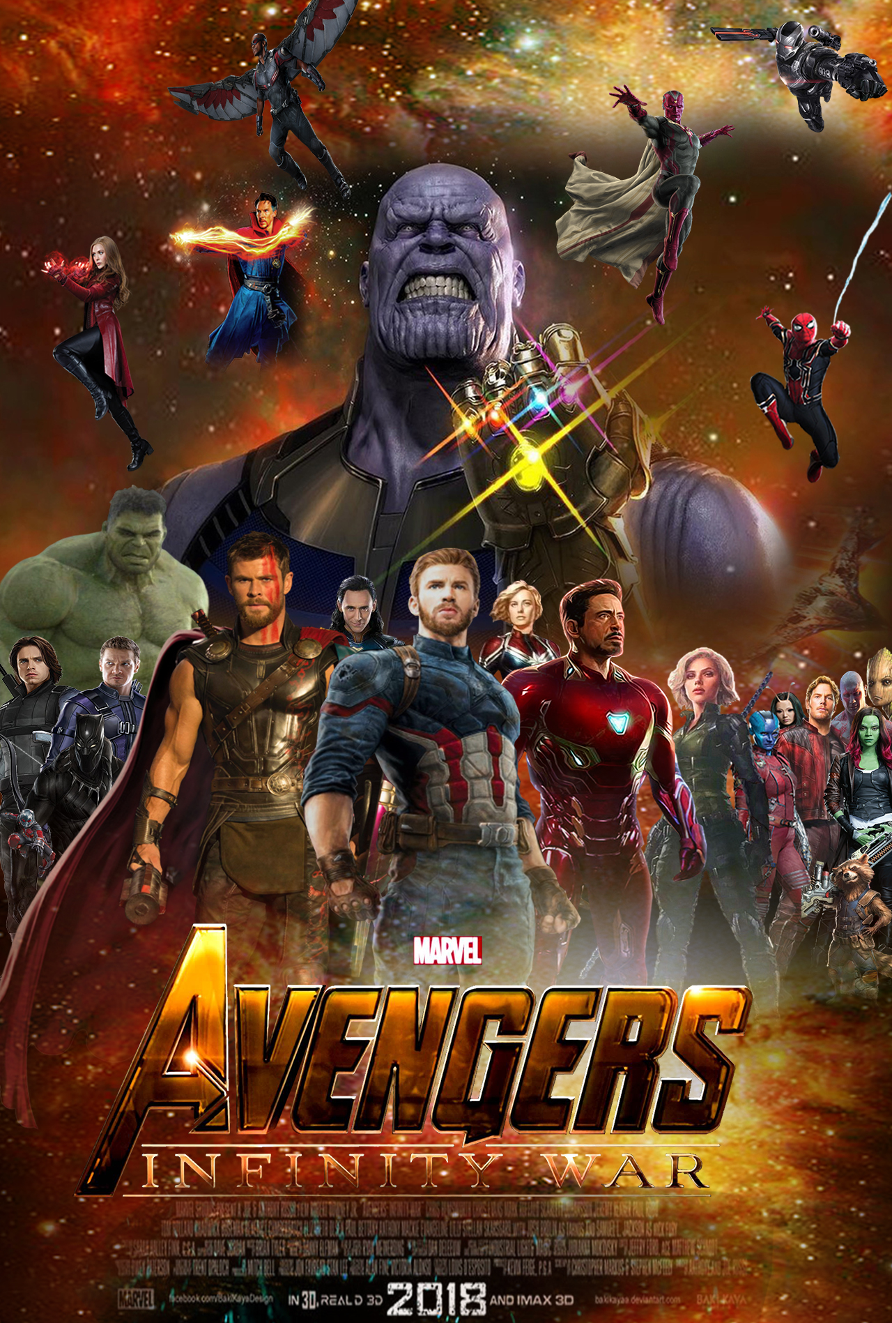 Avengers Infinity War All Superhero And Villain Poster Artwork Wallpapers