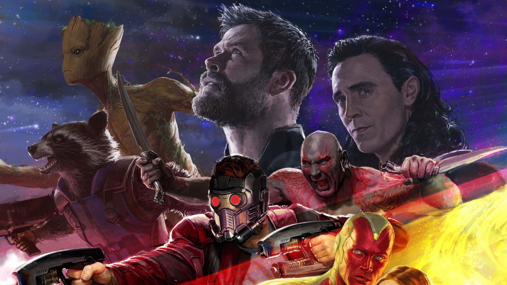 Avengers Infinity War Fan Art Wallpapers