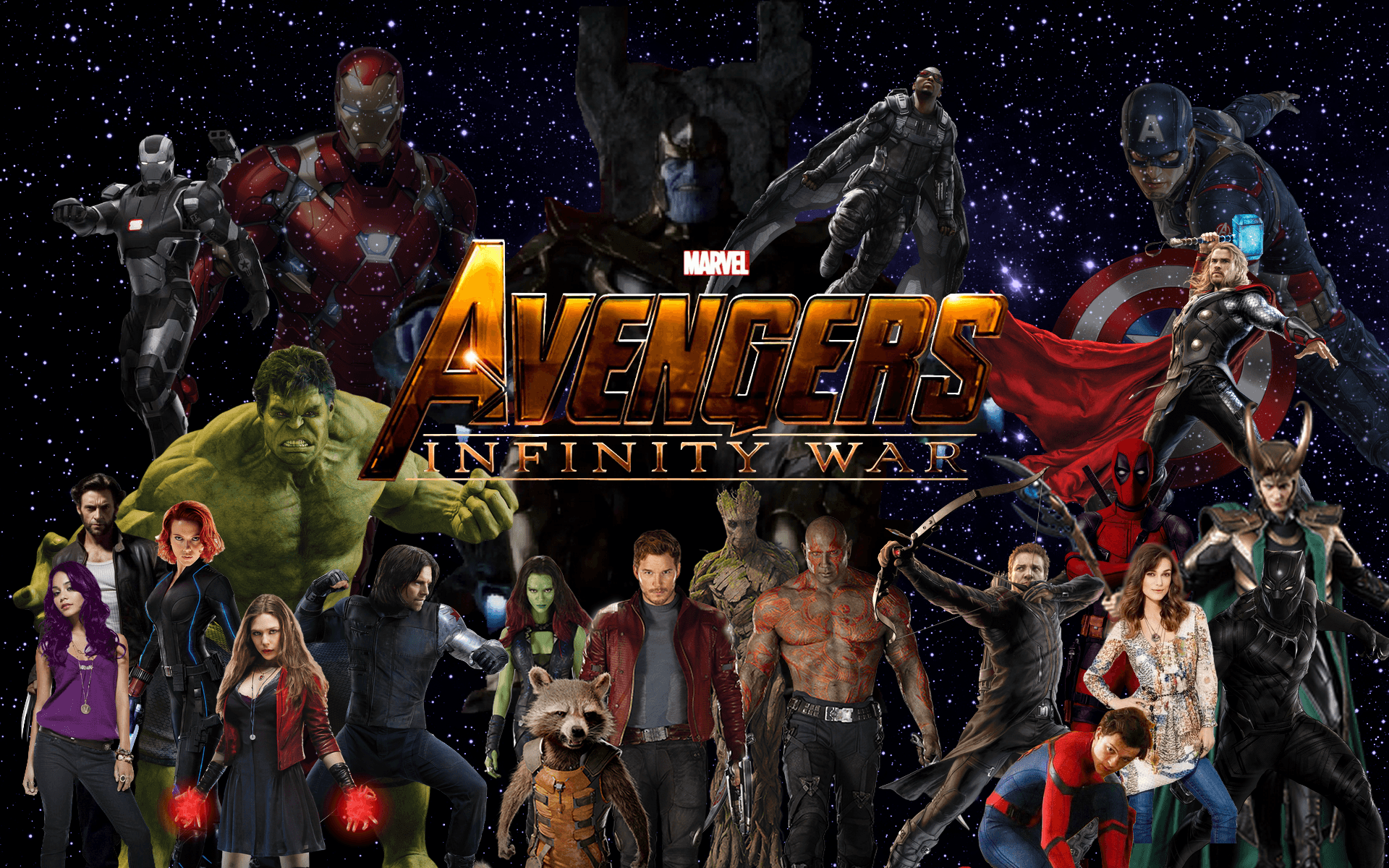 Avengers Infinity War Fan Art Wallpapers