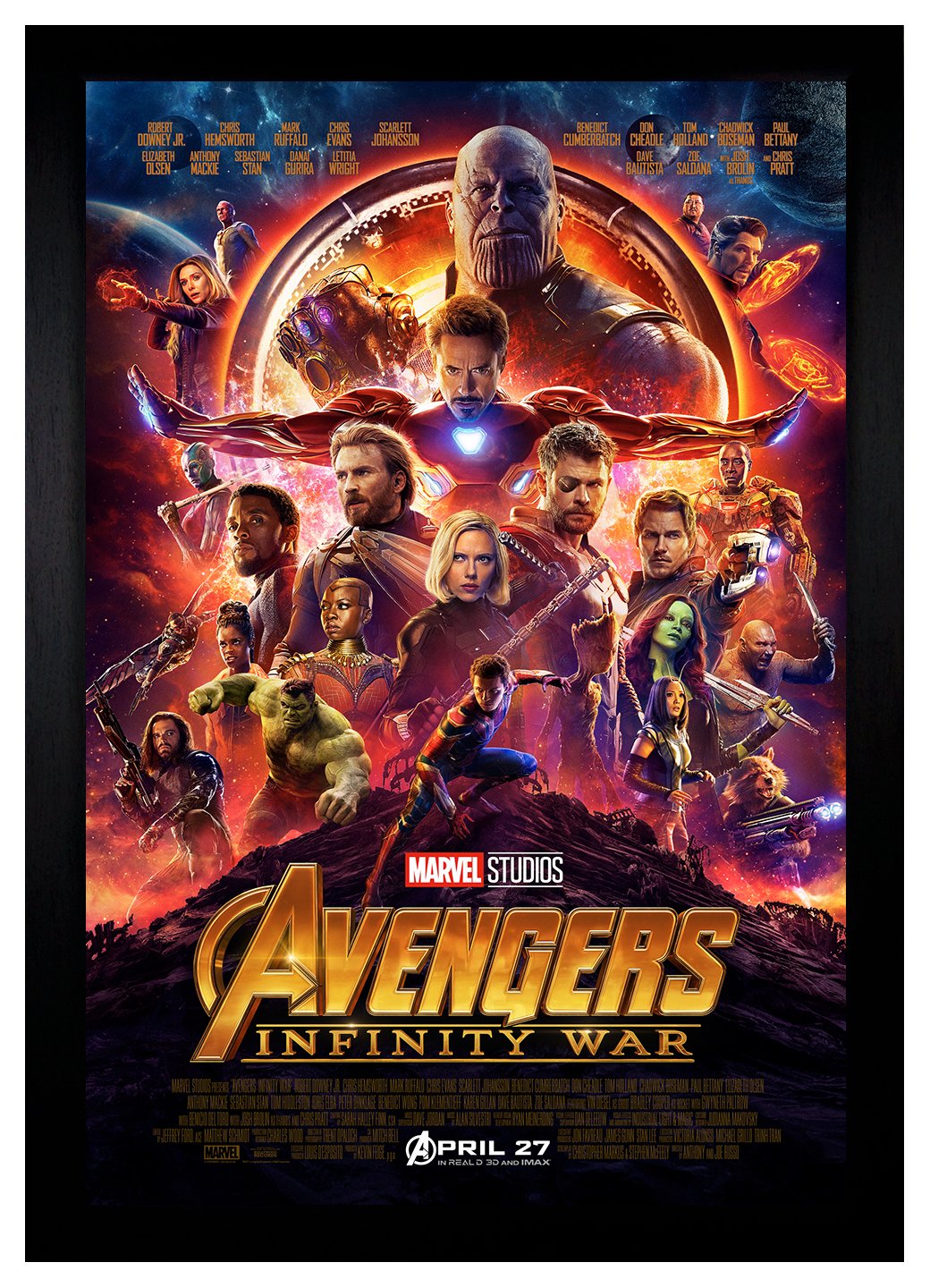 Avengers Infinity War Gauntlet Imax Poster Wallpapers