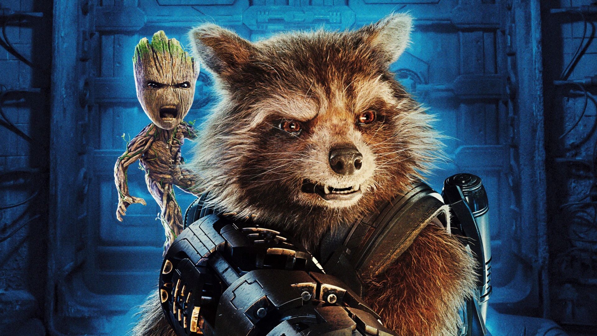 Baby Groot And Rocket Raccoon Guardians Of The Galaxy Vol 2 Wallpapers